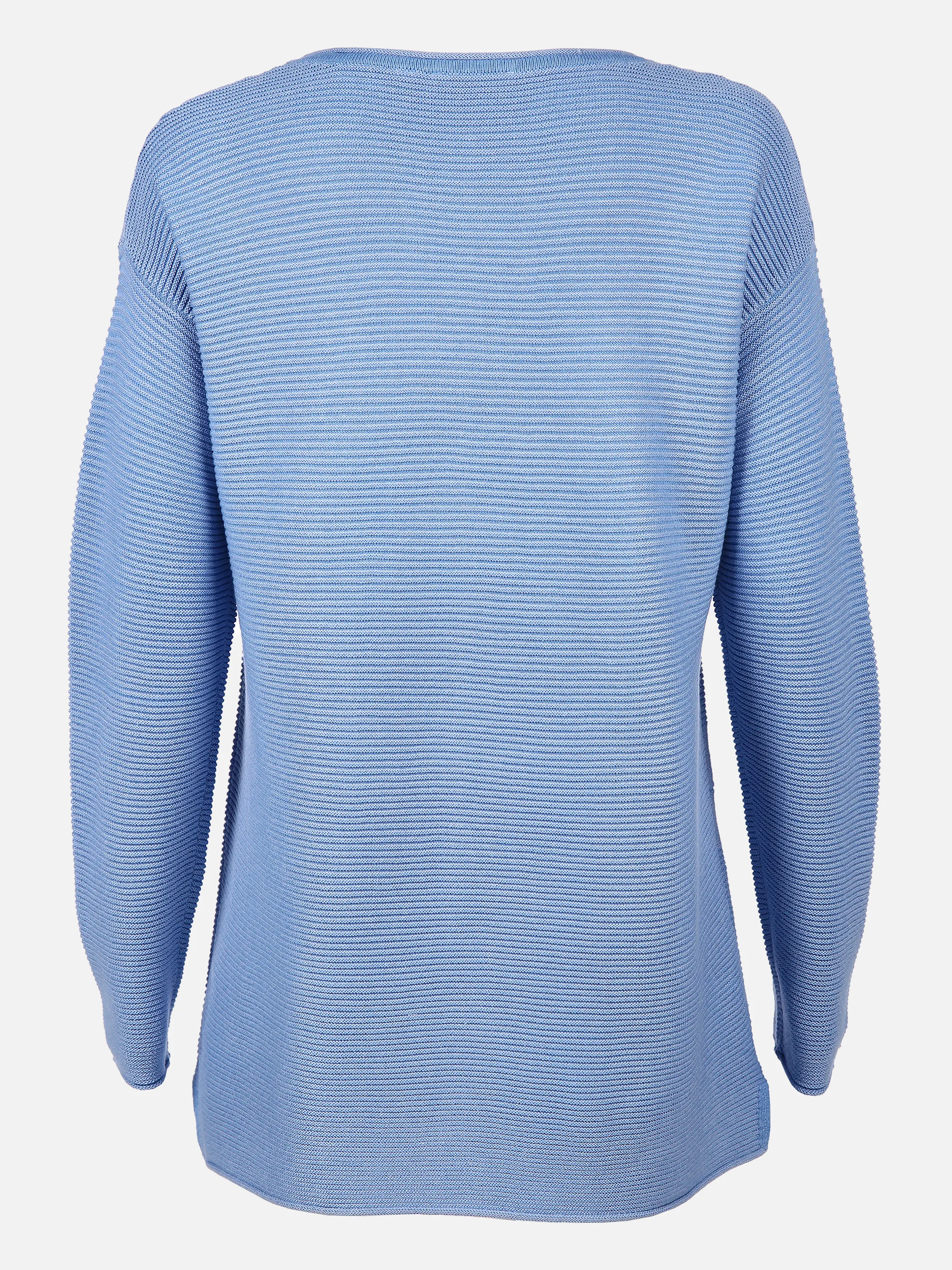 Sure Da-Rundhals-Pullover Blau 830498 MID BLUE 2