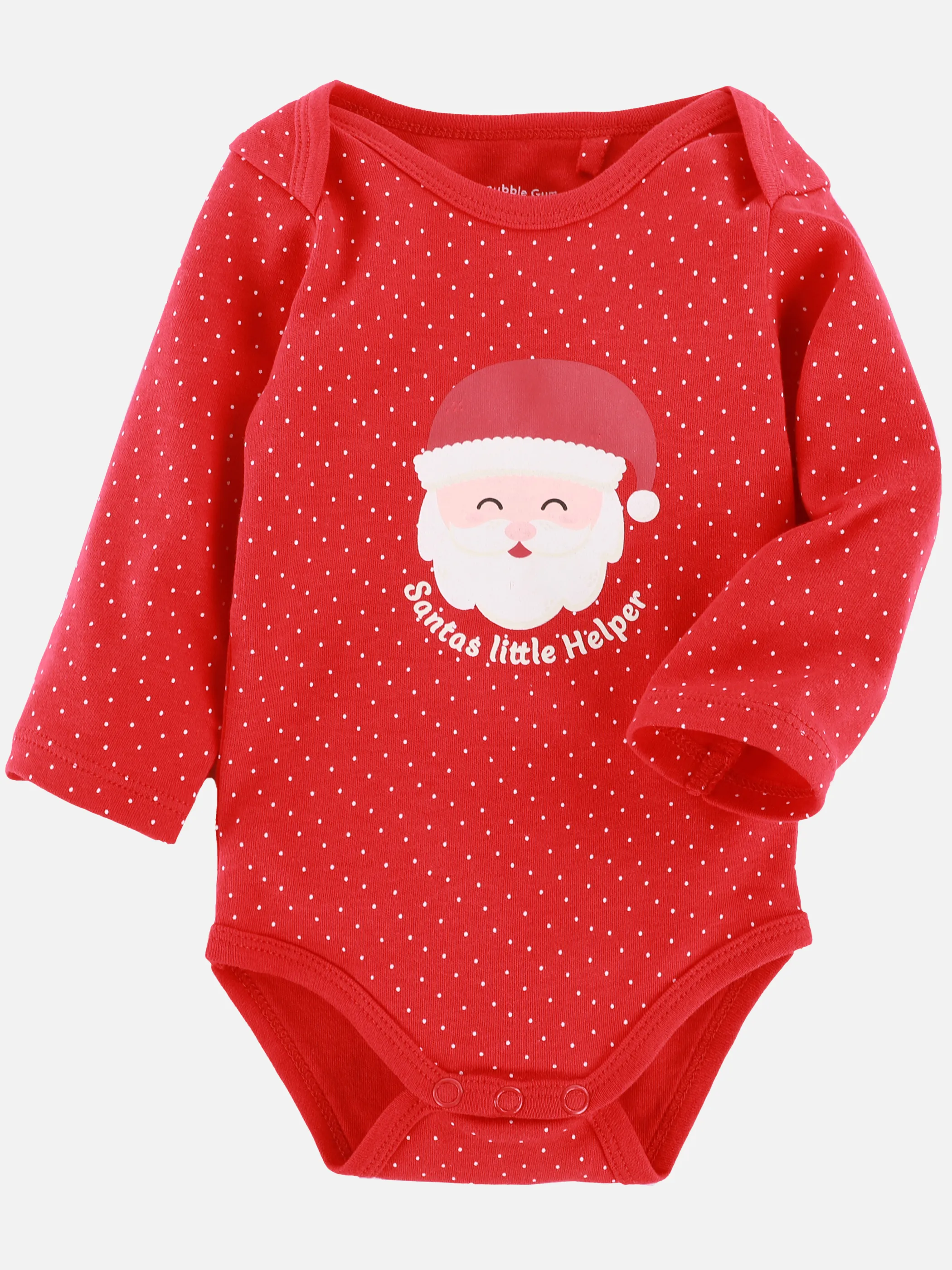 Bubble Gum BU Weihnachts-Body mit Weihnachtsmann-Print in rot Rot 916323 ROT 1