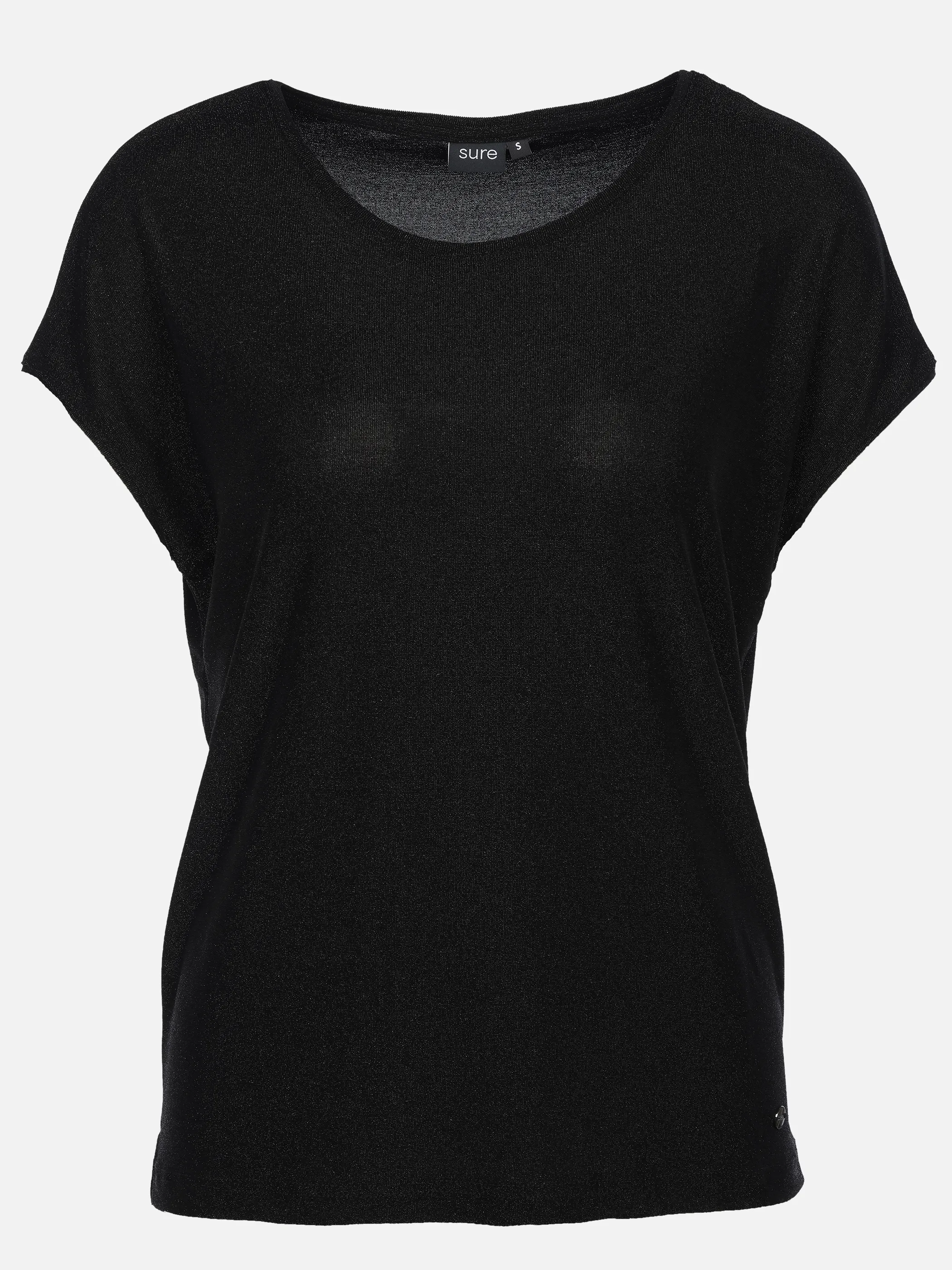 Sure Da-Shirt m. Lurexfäden, Party Schwarz 932952 BLACK 1