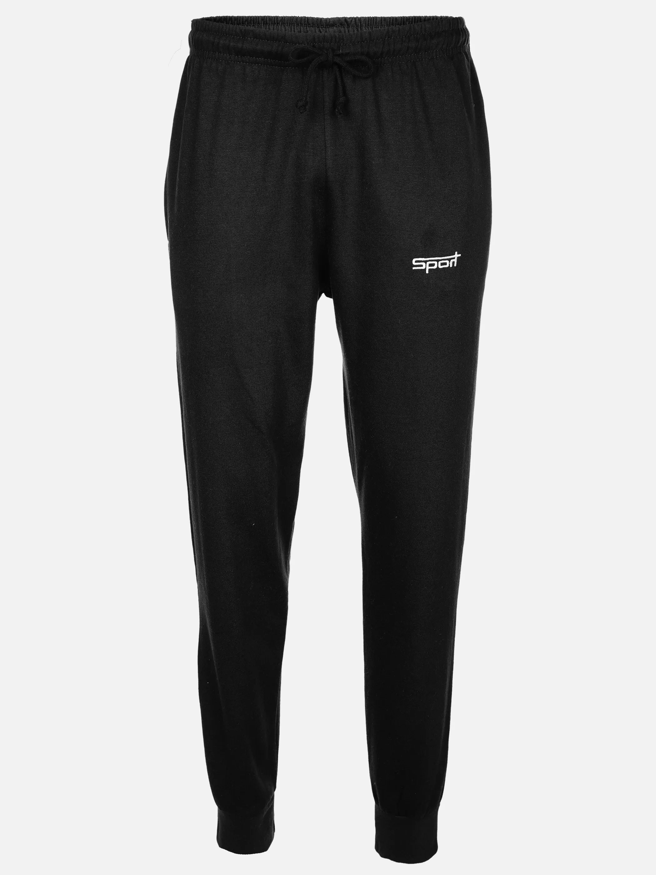 Grinario Sports He-Jogginghose m. Bündchen Schwarz 911579 BLACK 1 Grinario Sports He-Jogginghose m. Bündchen Schwarz 911579 BLACK 1