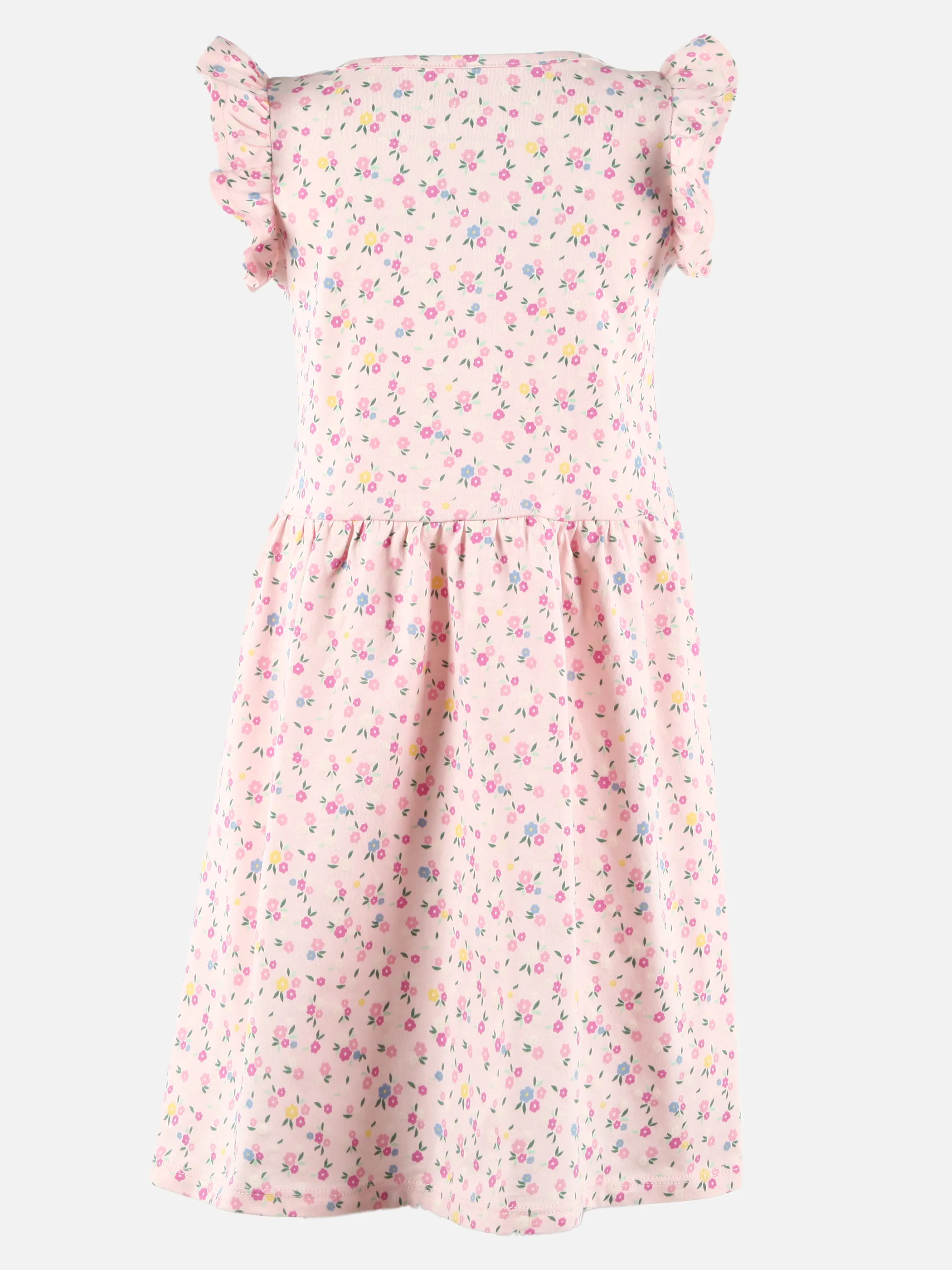 Bubble Gum KM kurzarm Kleid mit Rüschen und versch. AOP´s Rosa 907408 ROSA 2