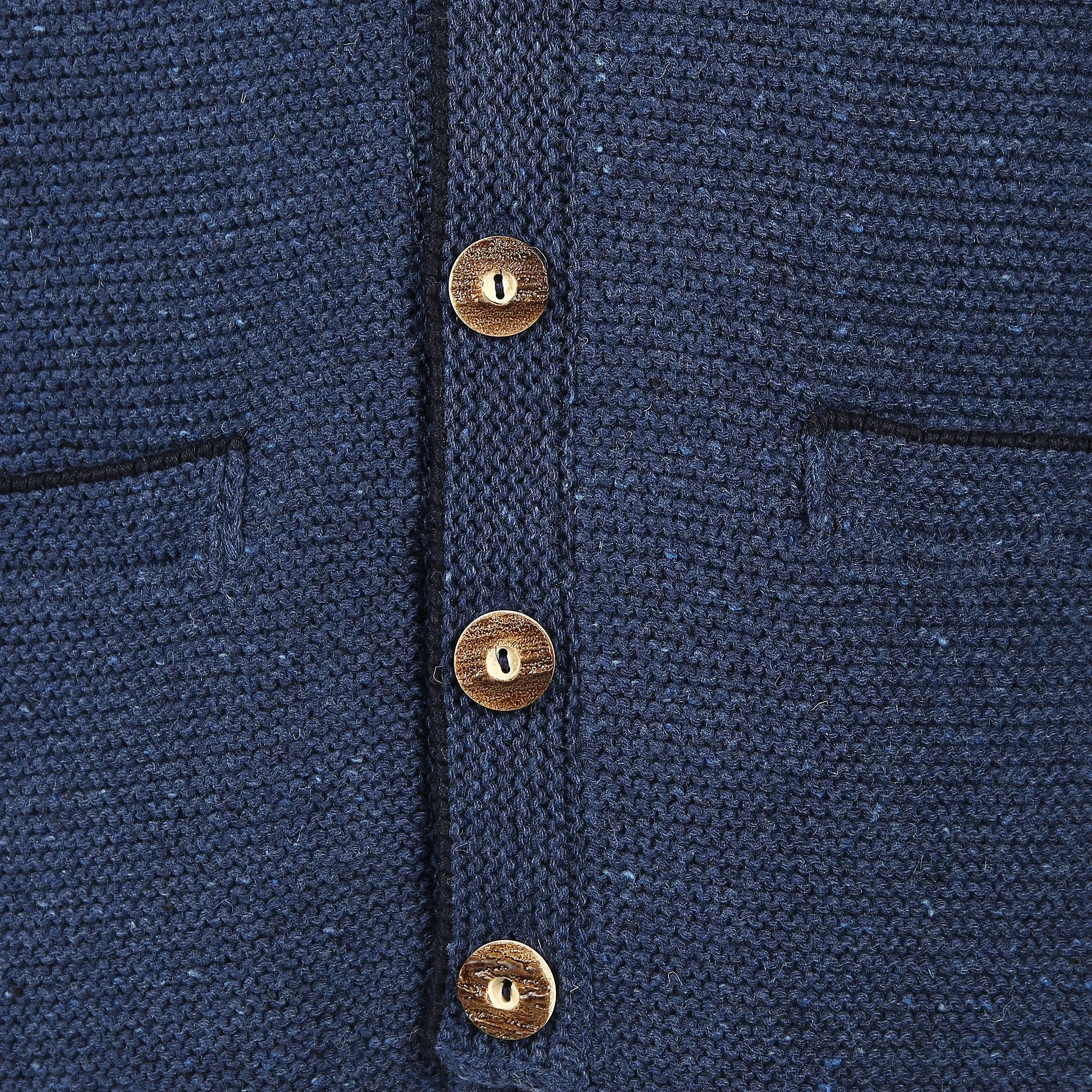 Birkhahn Mode und Tracht He. Trachtenjanker Blau 797275 NEVY MEL 3