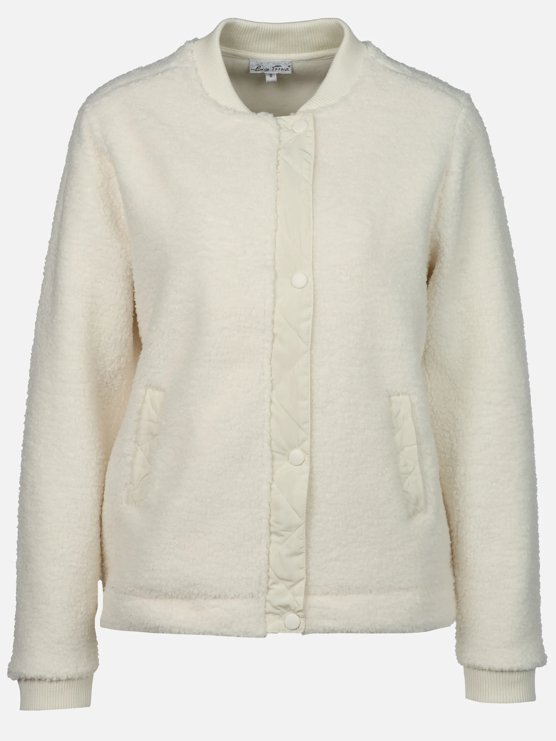 Lisa Tossa Da-Teddy-Blouson Weiß 914709 MILK 1