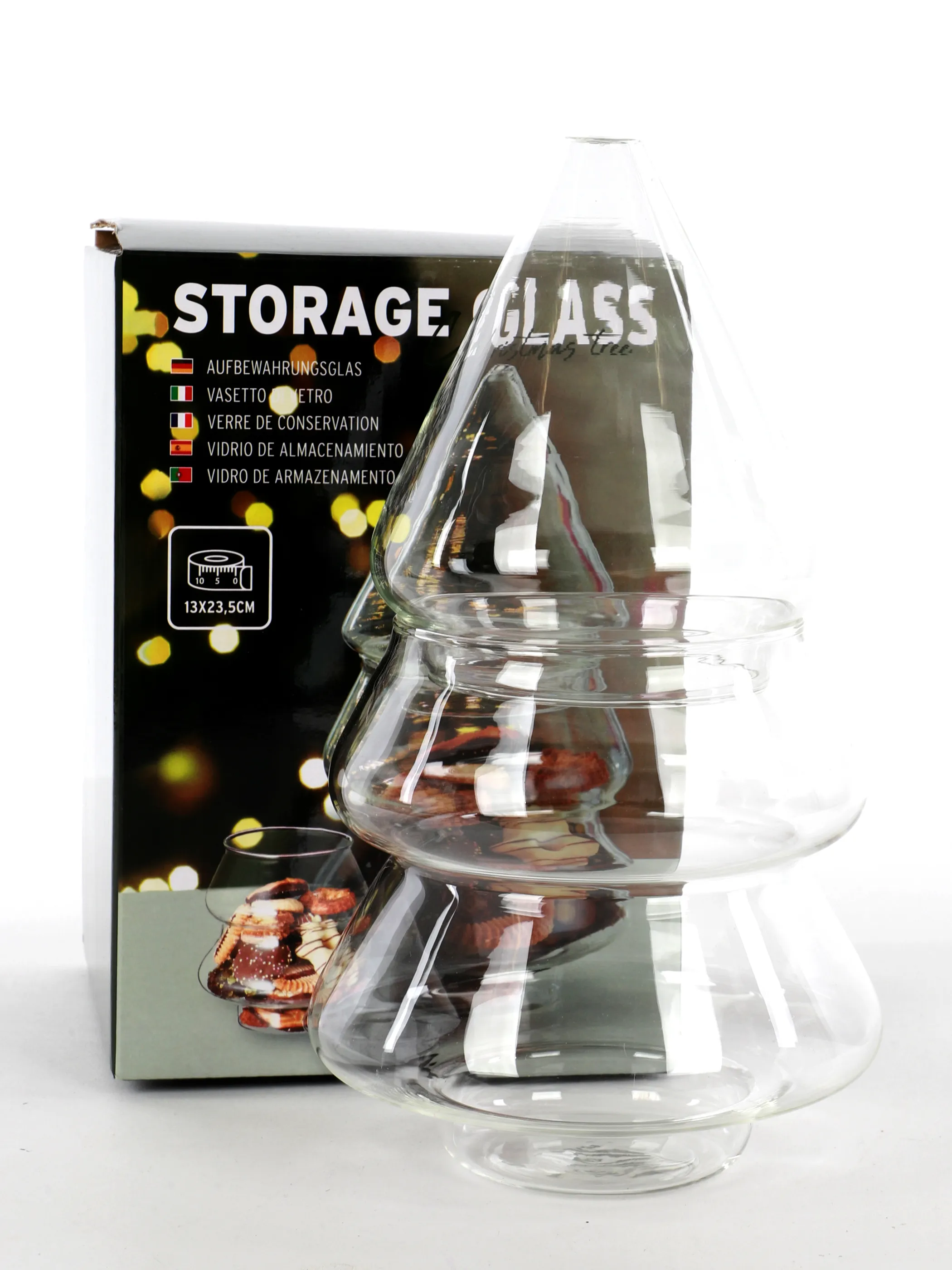 Dream House Aufbewahrungsglas Weihnachtsba Weiß 899709 WEIß 2 Dream House Aufbewahrungsglas Weihnachtsba Weiß 899709 WEIß 2