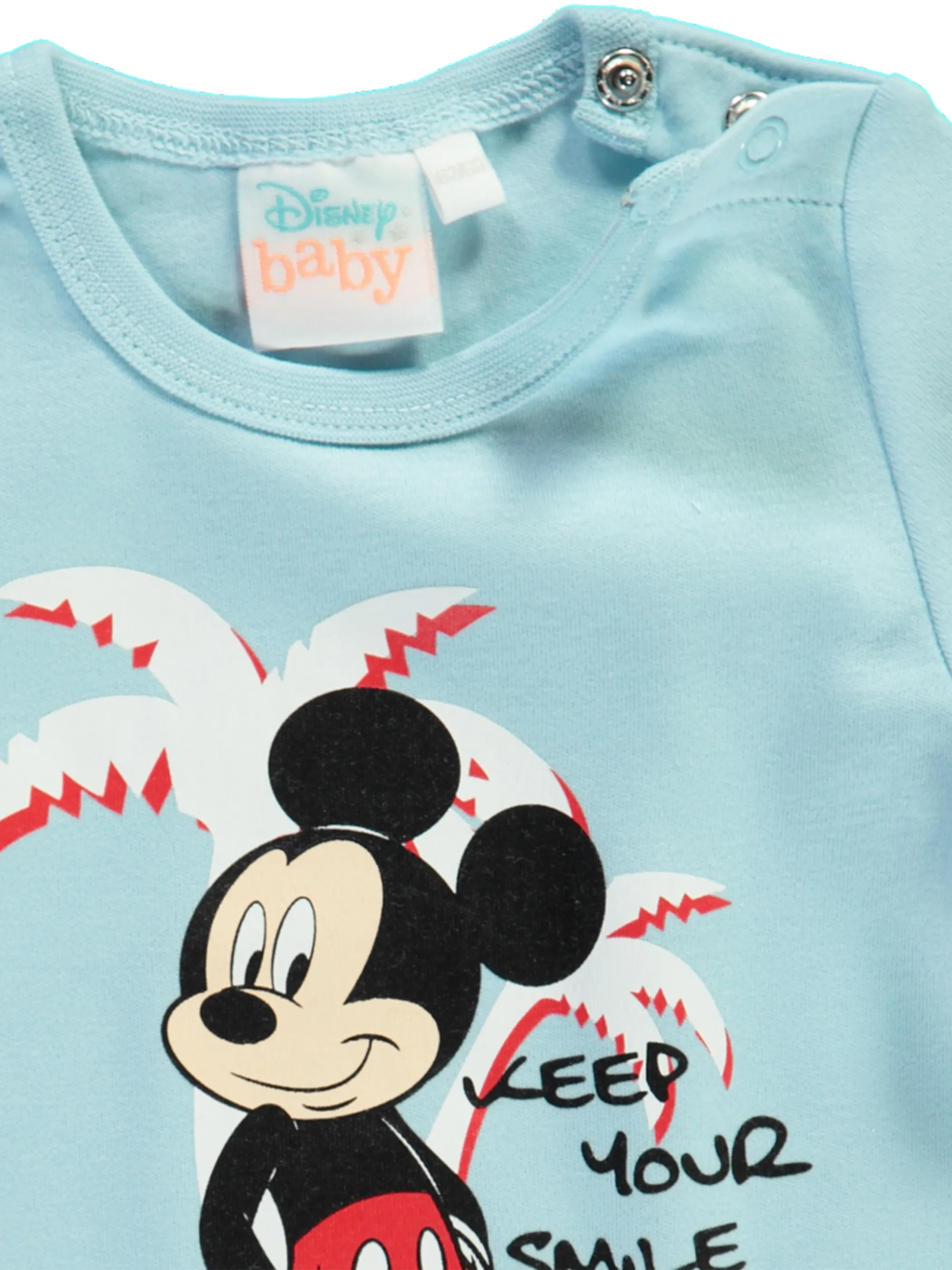 Mickey Mouse BB Body 1/4 Arm Mickey Mouse Blau 831813 HELLBLAU 3 Mickey Mouse BB Body 1/4 Arm Mickey Mouse Blau 831813 HELLBLAU 3