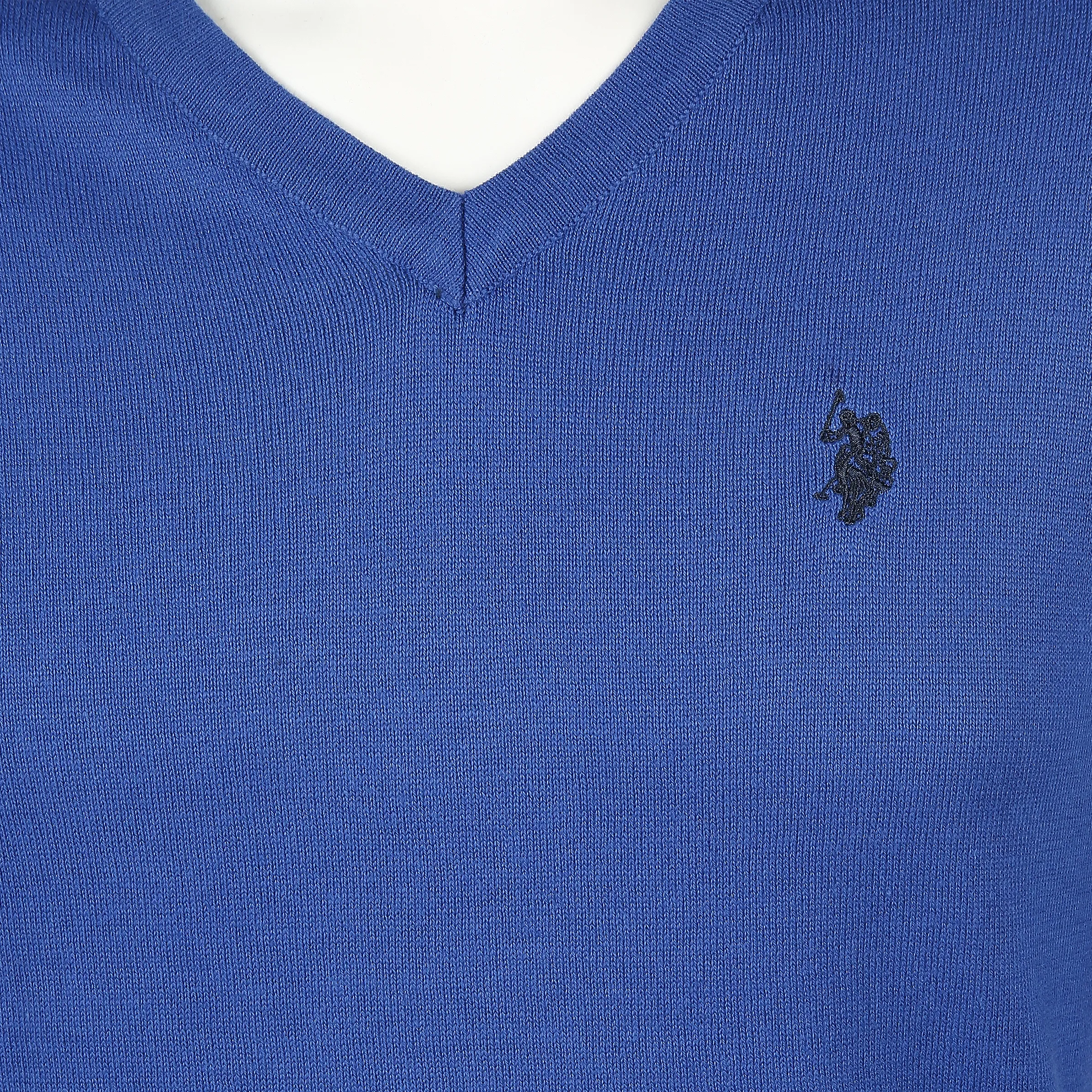 U.S. Polo Assn. He. Pullover U.S. Polo V-Neck Blau 799159 ROYAL 3 U.S. Polo Assn. He. Pullover U.S. Polo V-Neck Blau 799159 ROYAL 3