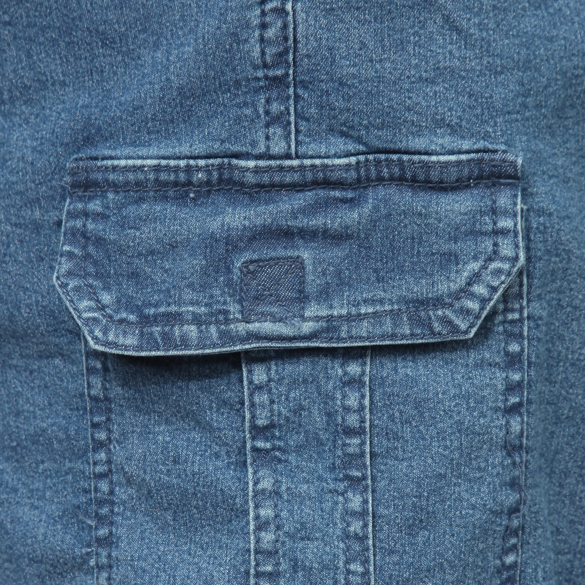Marcel Battiston He. Jeans Schlupfshort Cargo Blau 741126 BLUE 3 Marcel Battiston He. Jeans Schlupfshort Cargo Blau 741126 BLUE 3