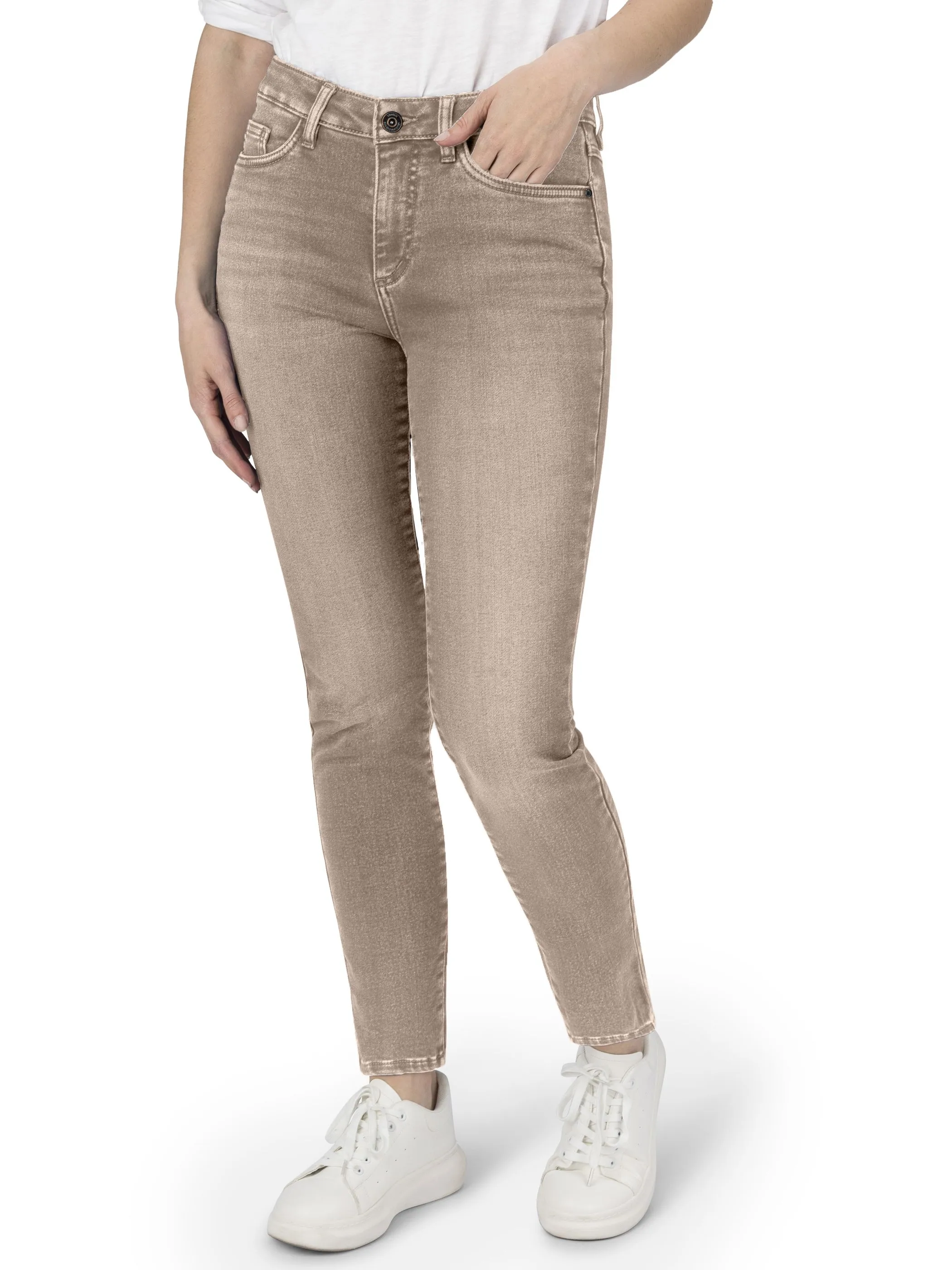 Stooker DOB 22980020558153 Da. Hosen lang, Beige 919836 8153 1