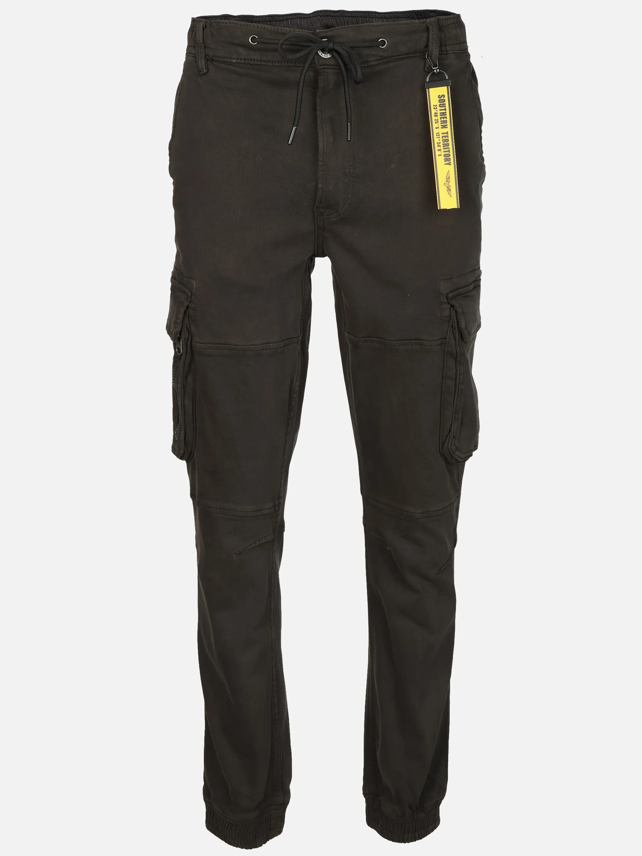 Southern Territory He. Jogg-Cargohose Schlupfbund Schwarz 932403 BLACK 1