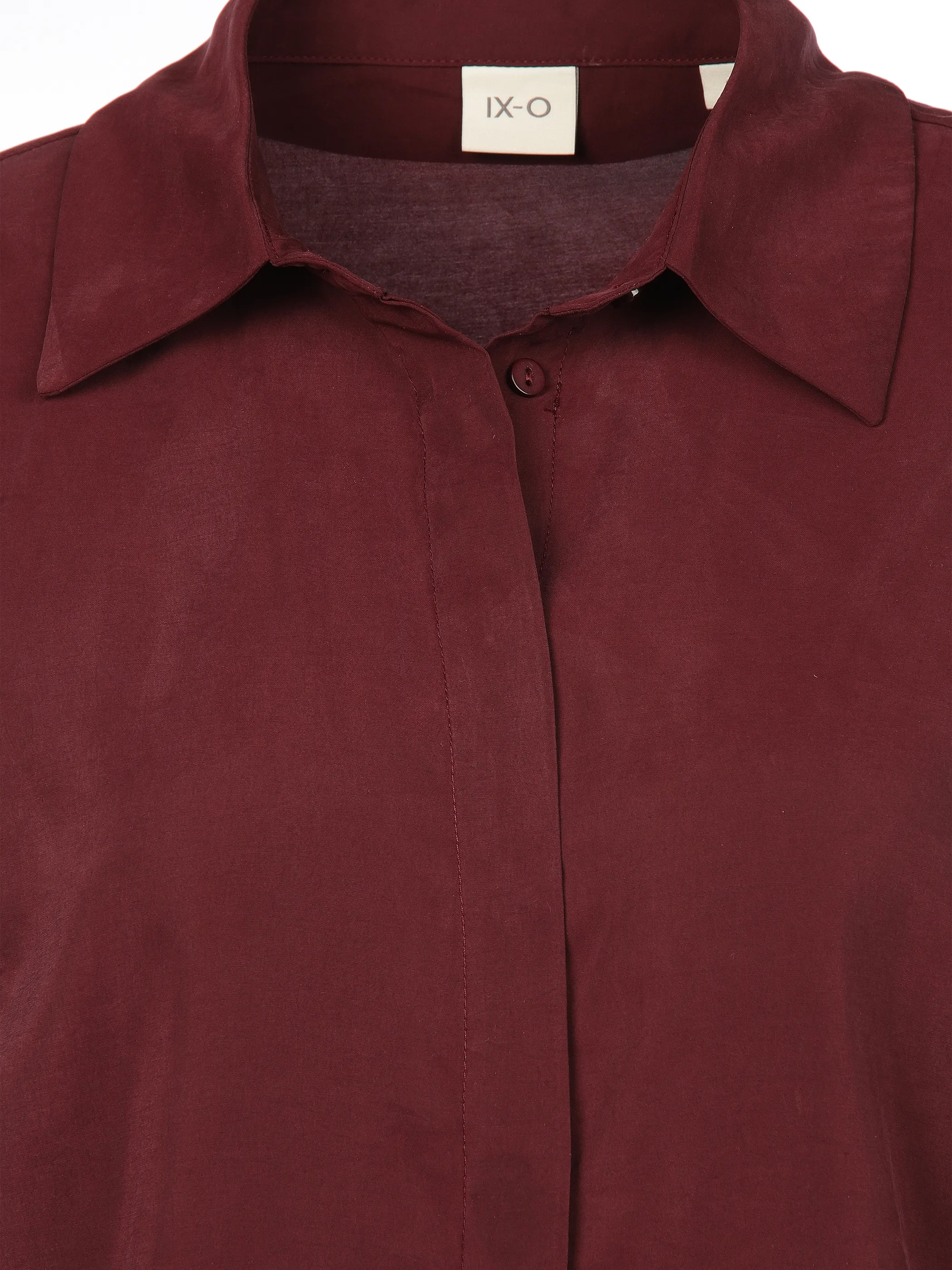 IX-O YF-Da Bluse Rot 916386 BORDEAU 3