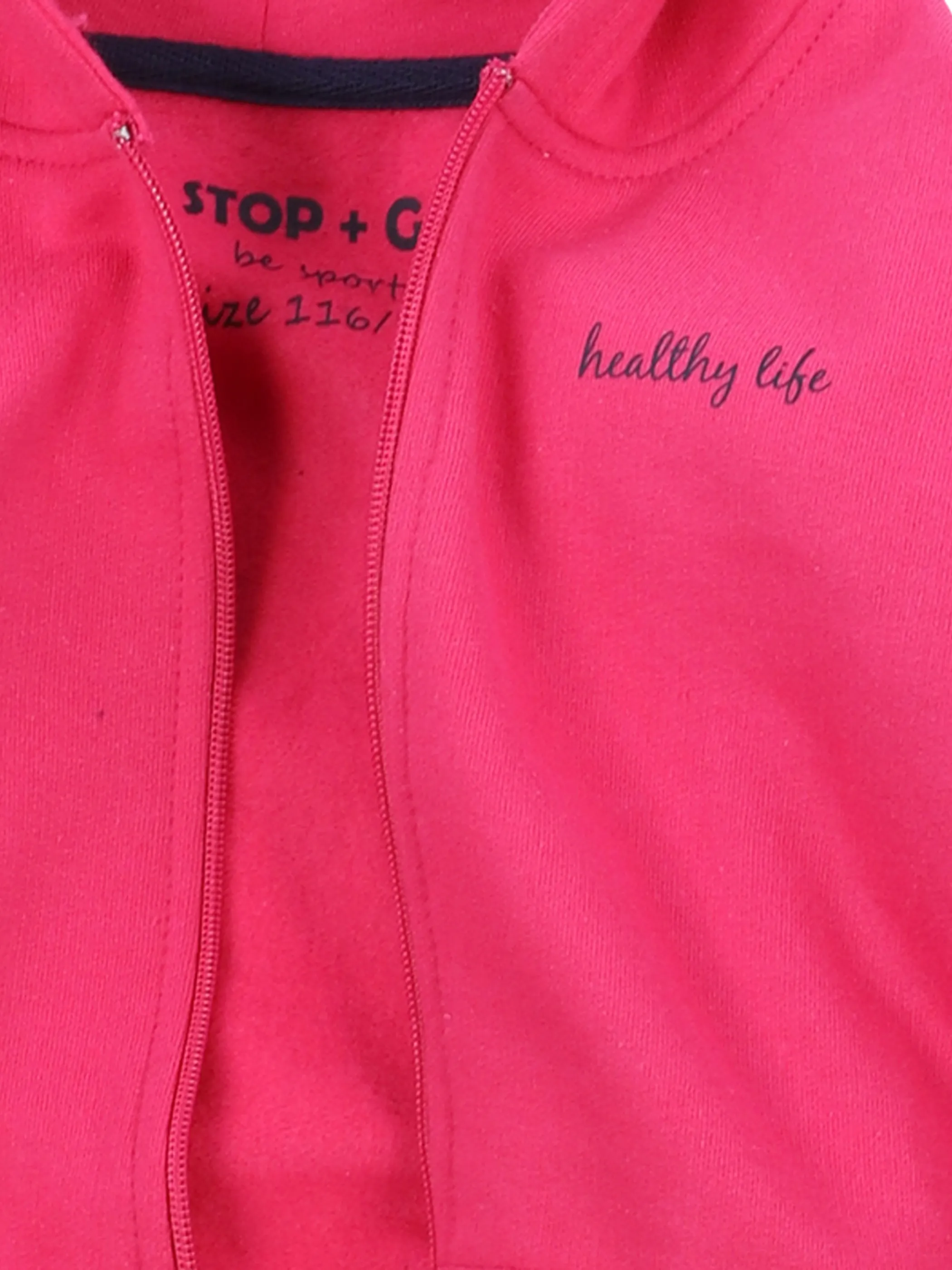 Stop + Go Kl. Md-Sportjacke mit Kapuze Pink 860019 PINK 3