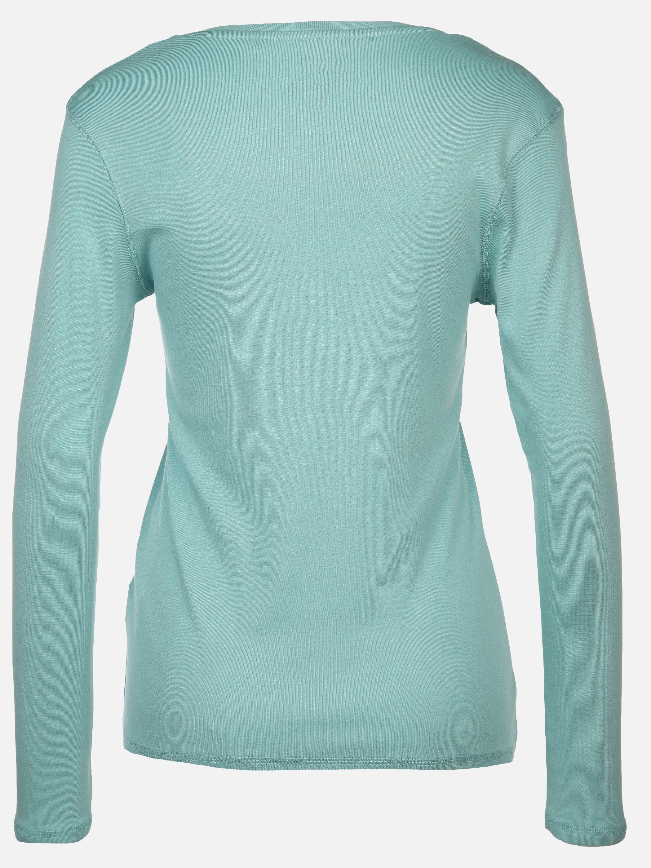 Sure Da-Basic-Shirt langarm Türkis 897614 AQUA 2