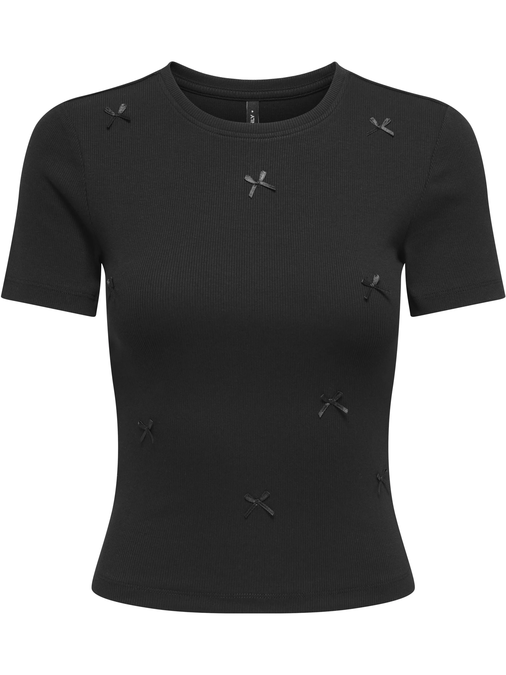 Only 15369336 ONLFEMKE LIFE S/S BOW Schwarz 922341 177911002 3
