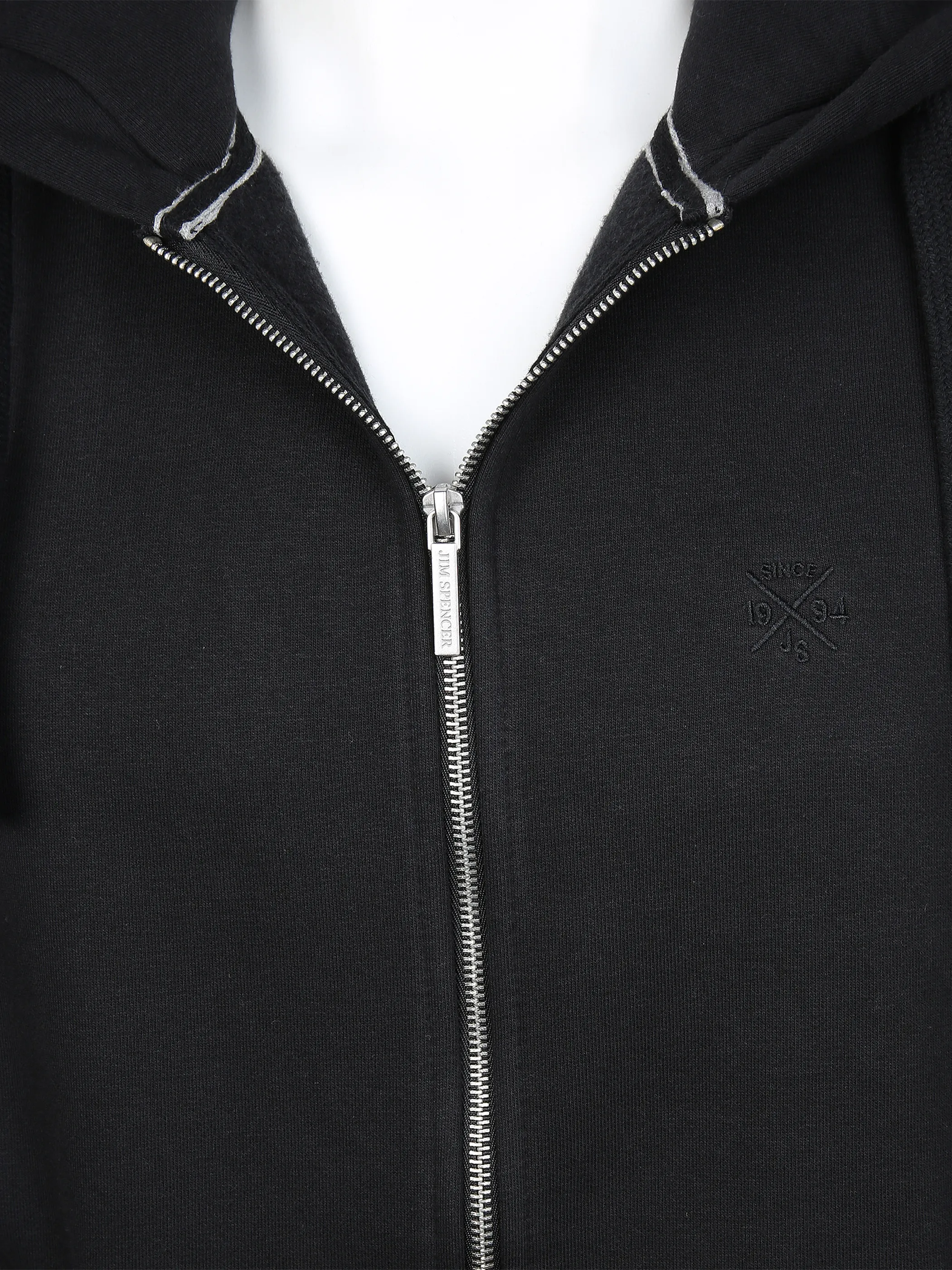 Jim Spencer He. Kapuzensweatjacke uni basi Schwarz 852320 BLACK 3 Jim Spencer He. Kapuzensweatjacke uni basi Schwarz 852320 BLACK 3