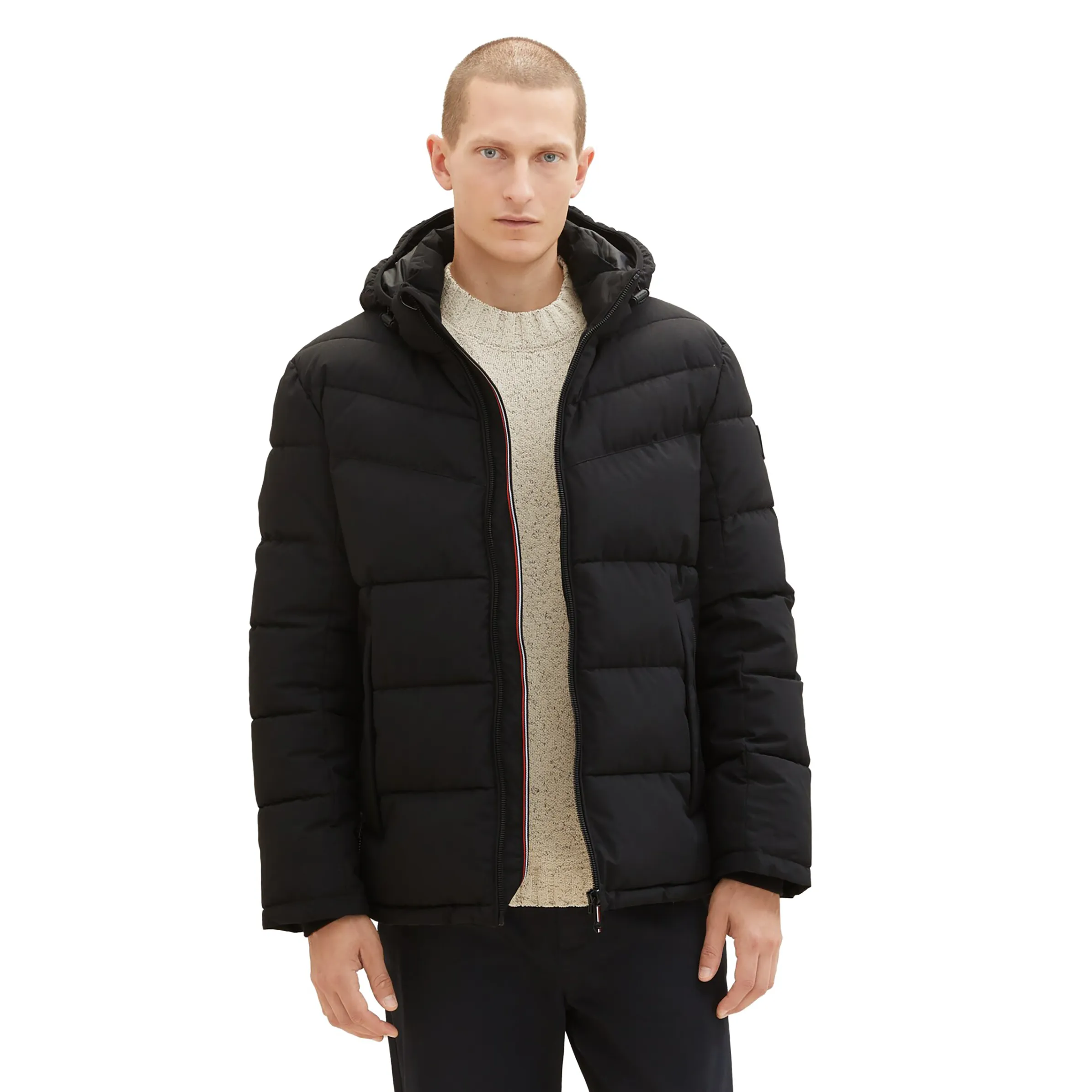 Tom Tailor 1037339 puffer jacket with hood Schwarz 884291 29999 4 Tom Tailor 1037339 puffer jacket with hood Schwarz 884291 29999 4