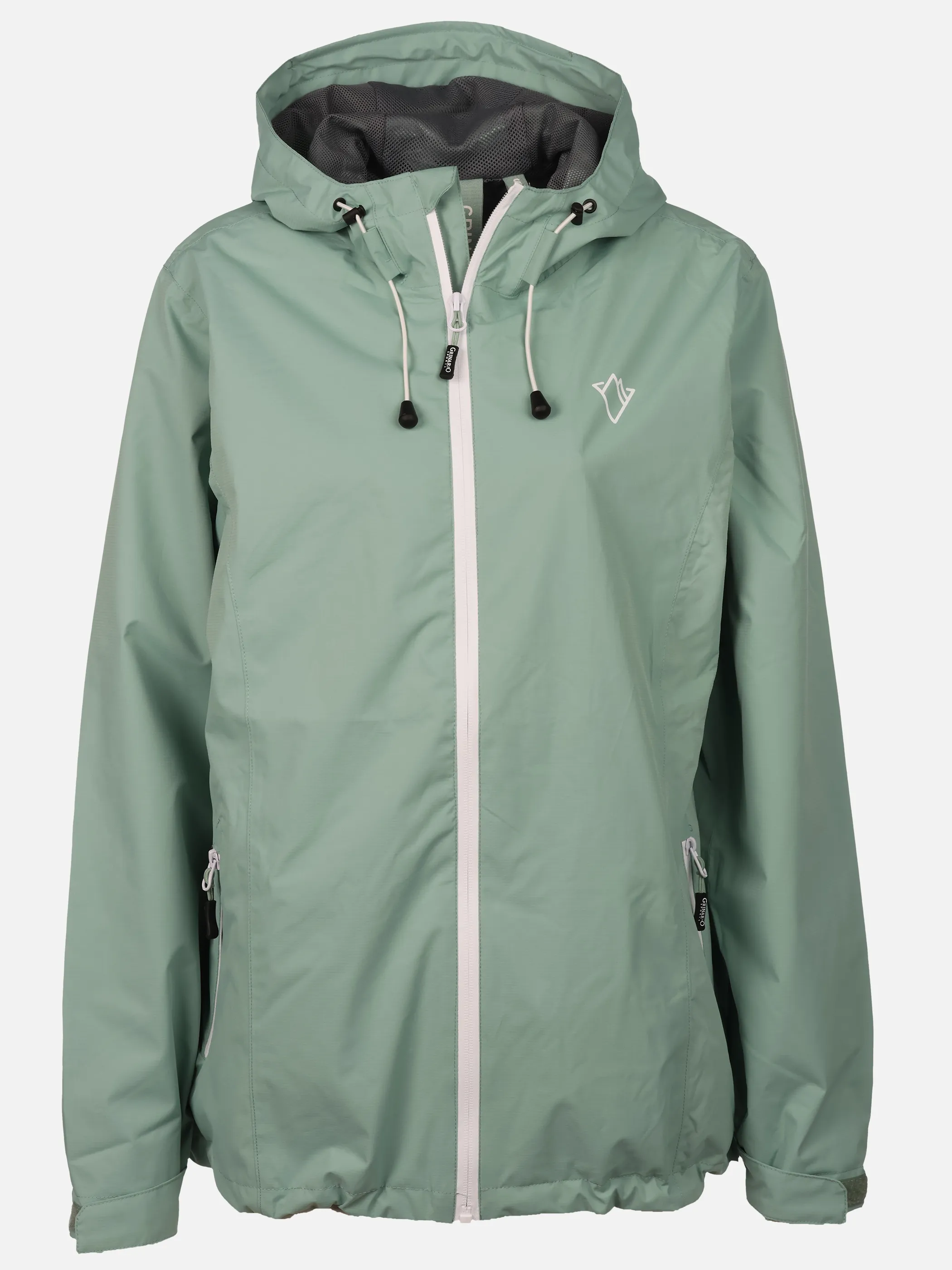 Grinario Sports Da-Regenjacke, m. abnehm. Kapuze Grün 921007 GREEN 1