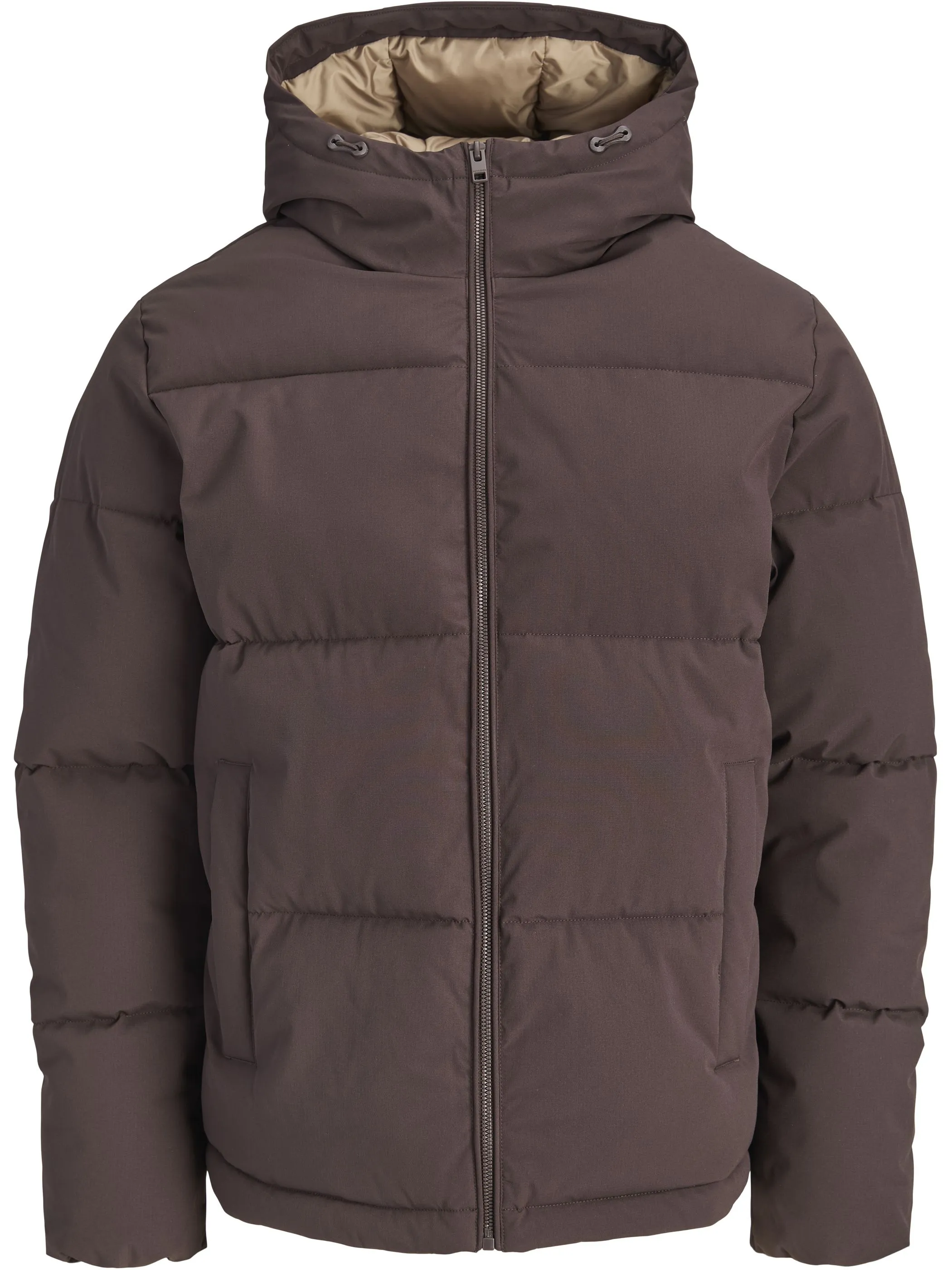 Jack Jones 12303930 JJGALAXY PUFFER JACKE Braun 930733 176035 4