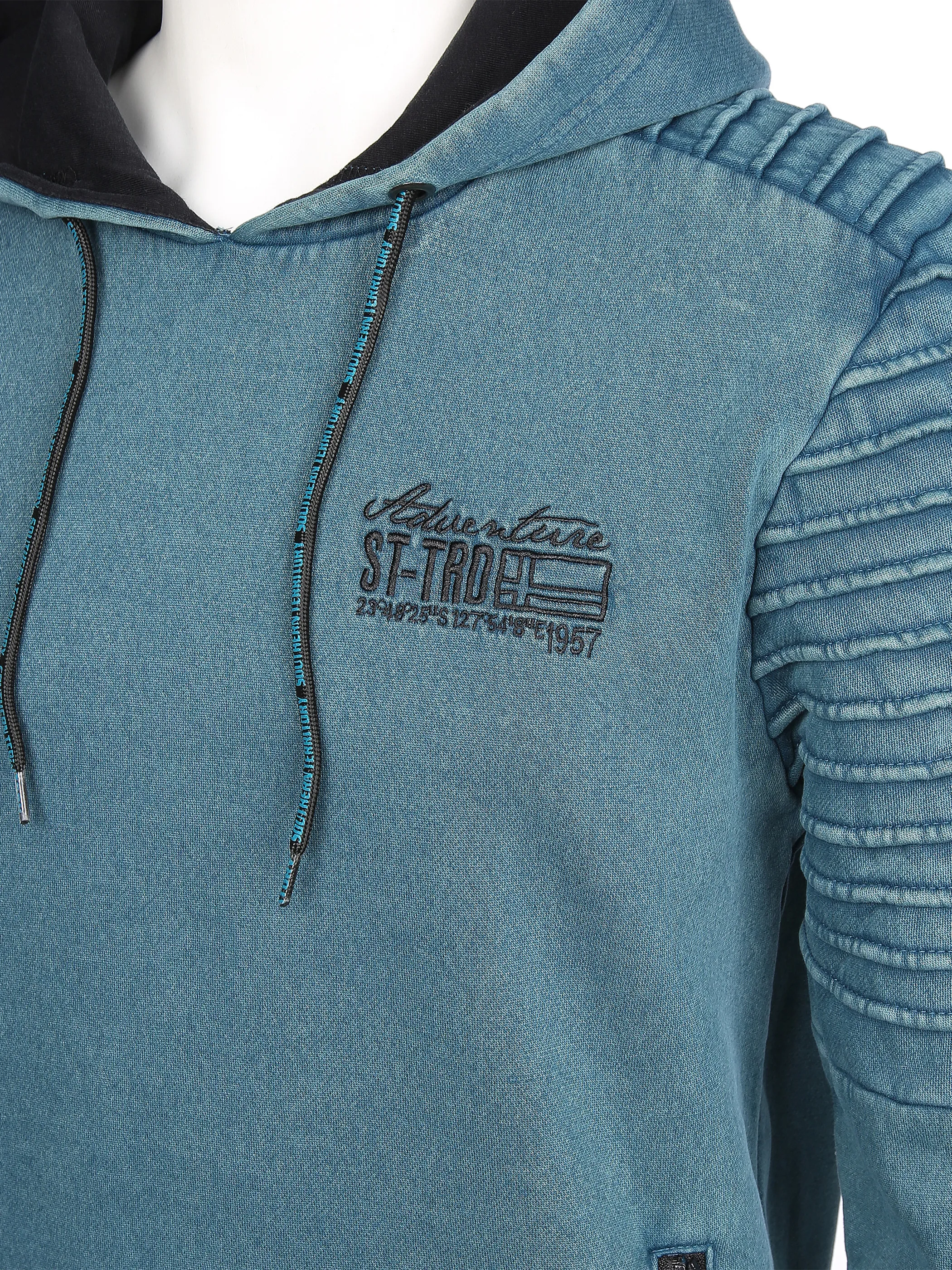 Southern Territory He. Kapuzensweatshirt Biker Grün 858058 PETROL 3 Southern Territory He. Kapuzensweatshirt Biker Grün 858058 PETROL 3