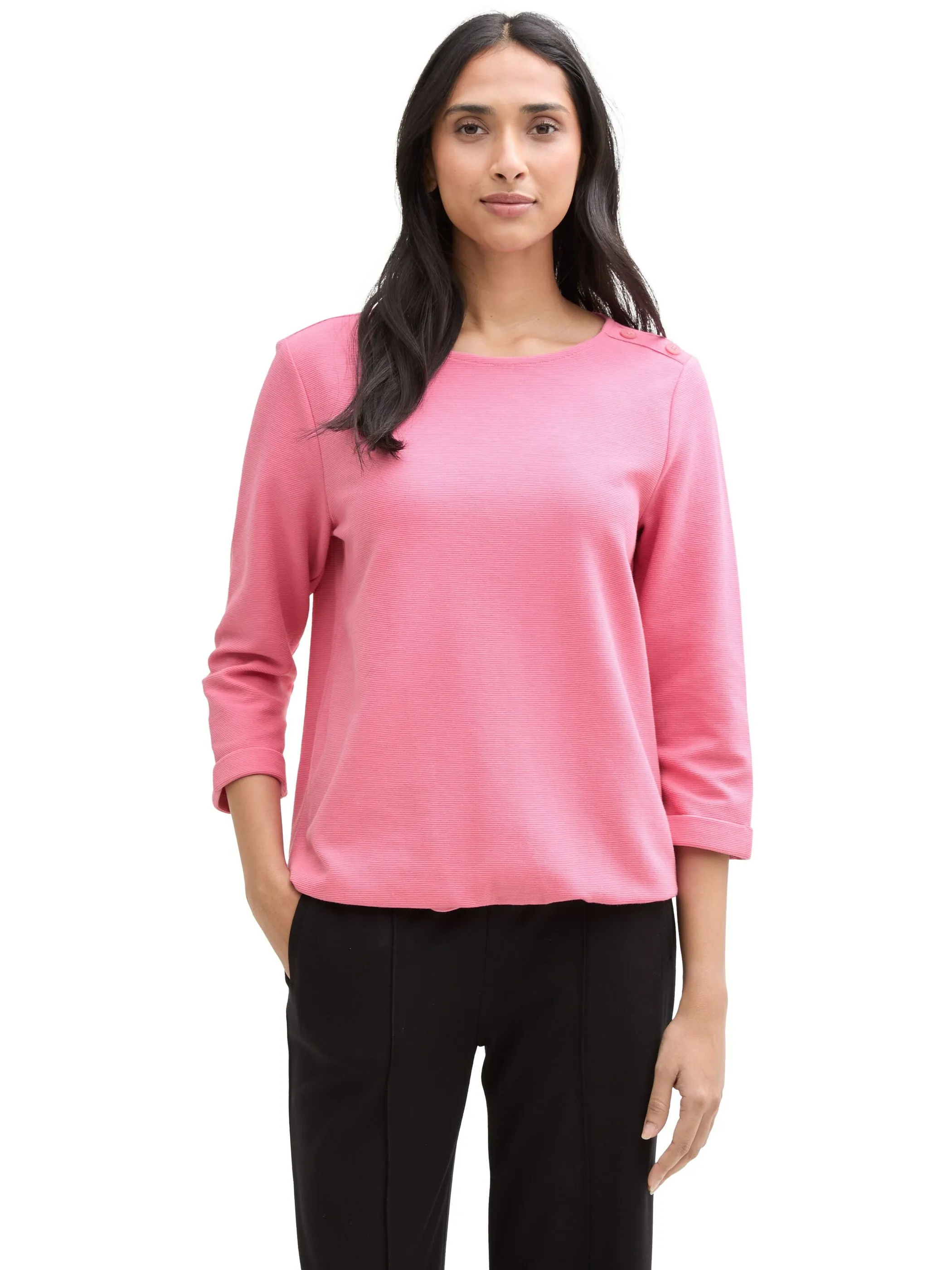 Tom Tailor 1045536 NOS T-shirt structured Rosa 905959 15116 1