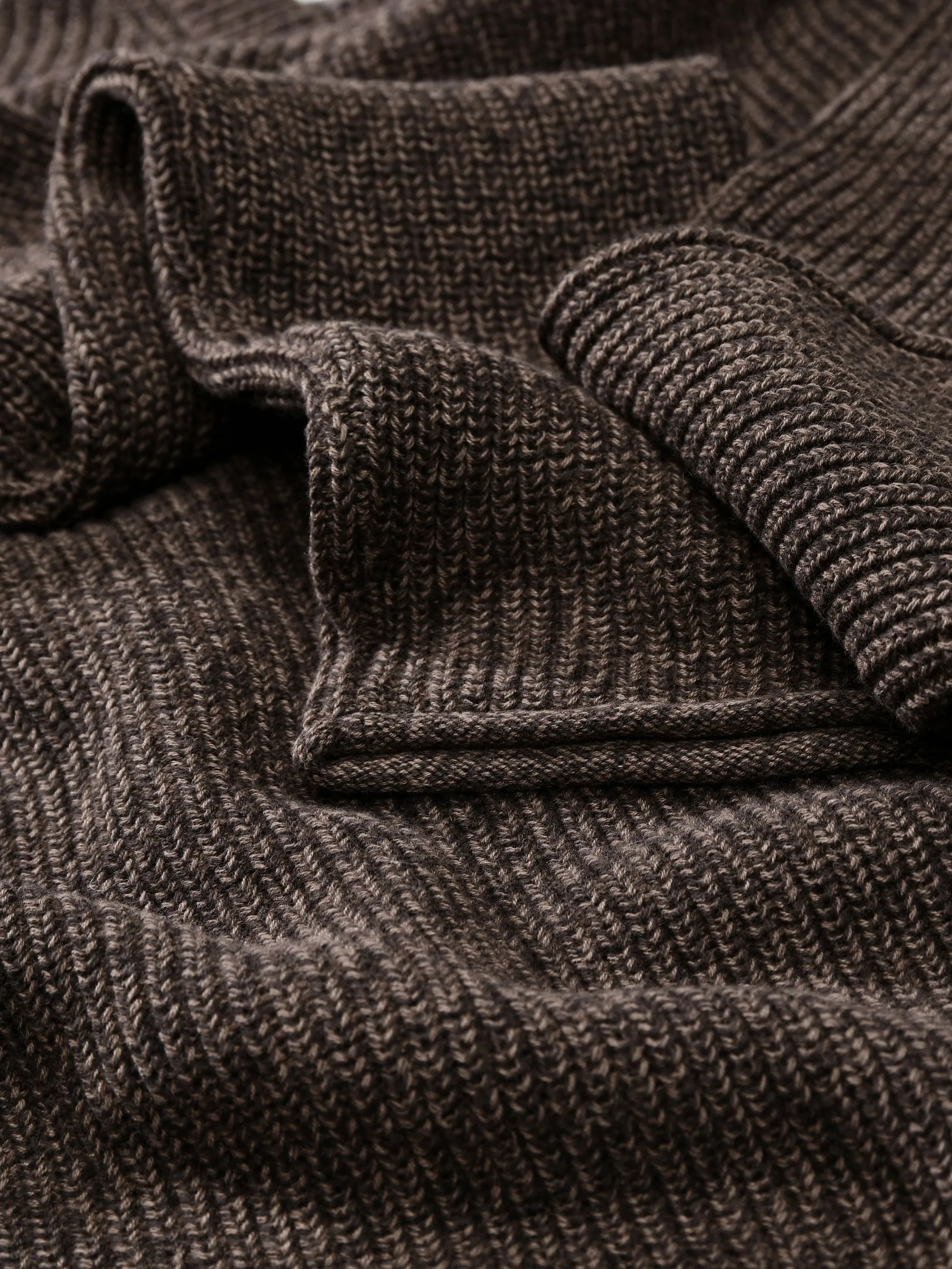 Lisa Tossa Da-Bicolor Sweater knited Braun 933620 751 4