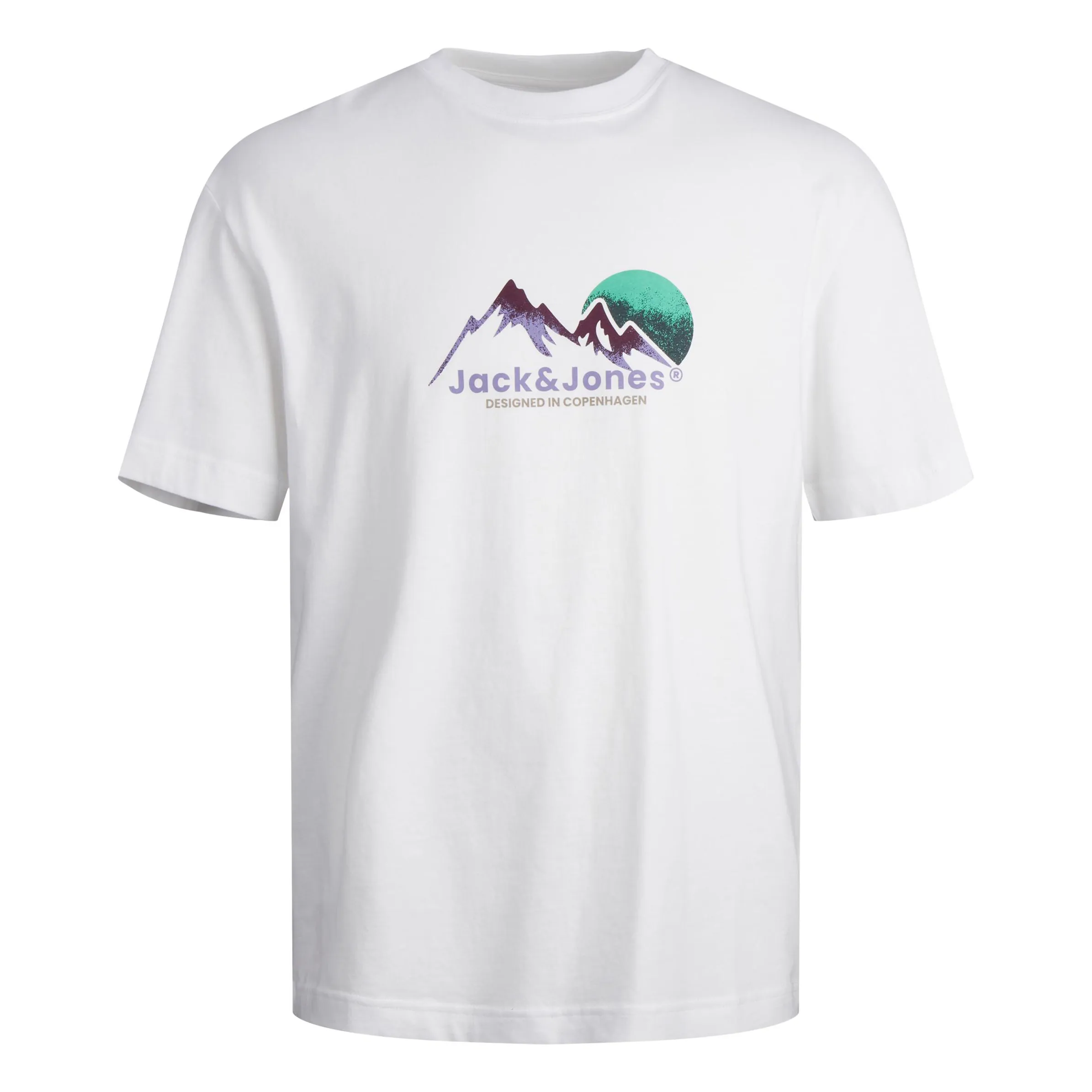 Jack Jones 12242048 JORSILVERLAKE GRAPHIC Weiß 883653 177627 1