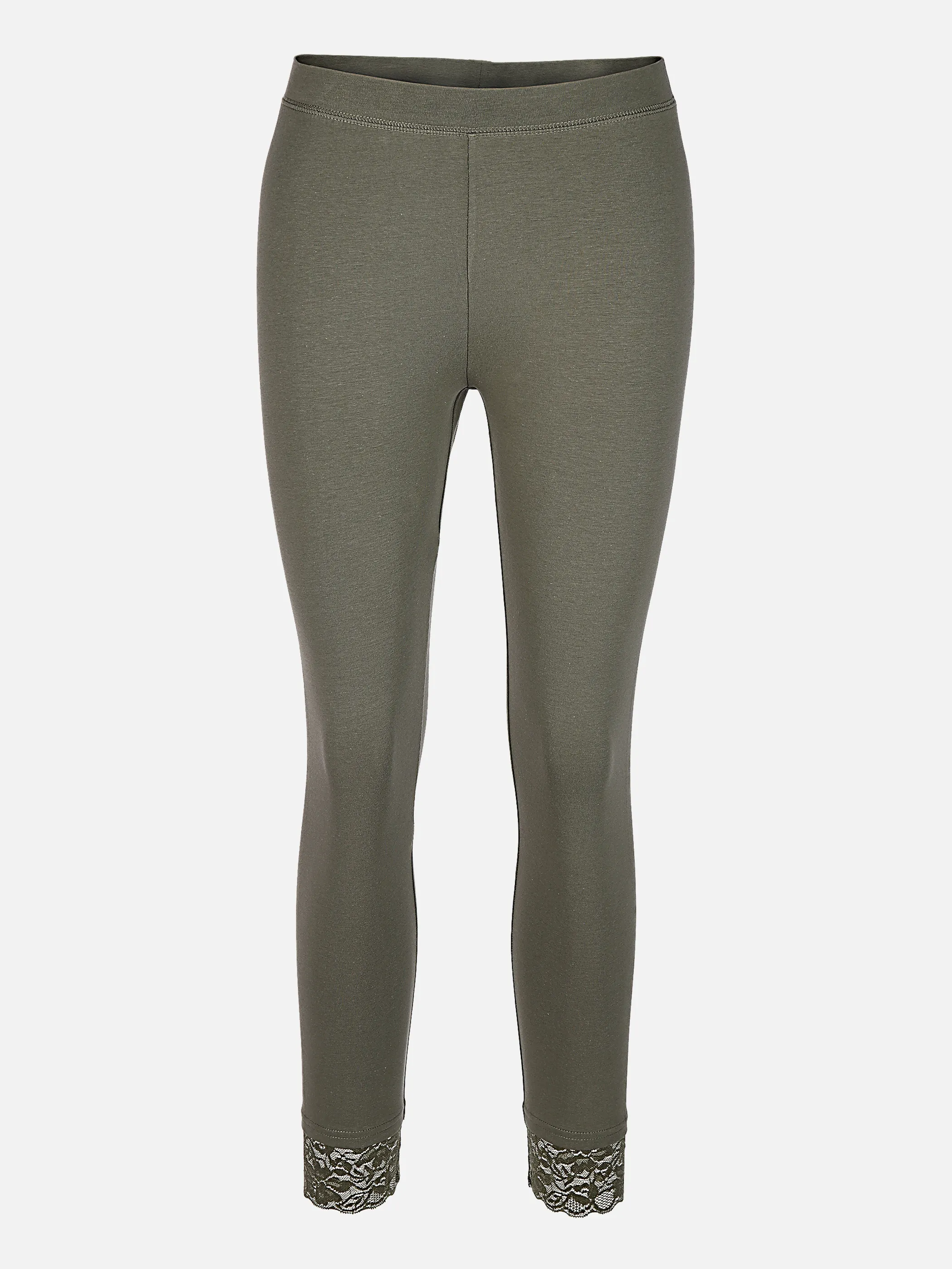 Sure Da-Capri-Leggings m. Spitze Grün 851268 OLIVE 1