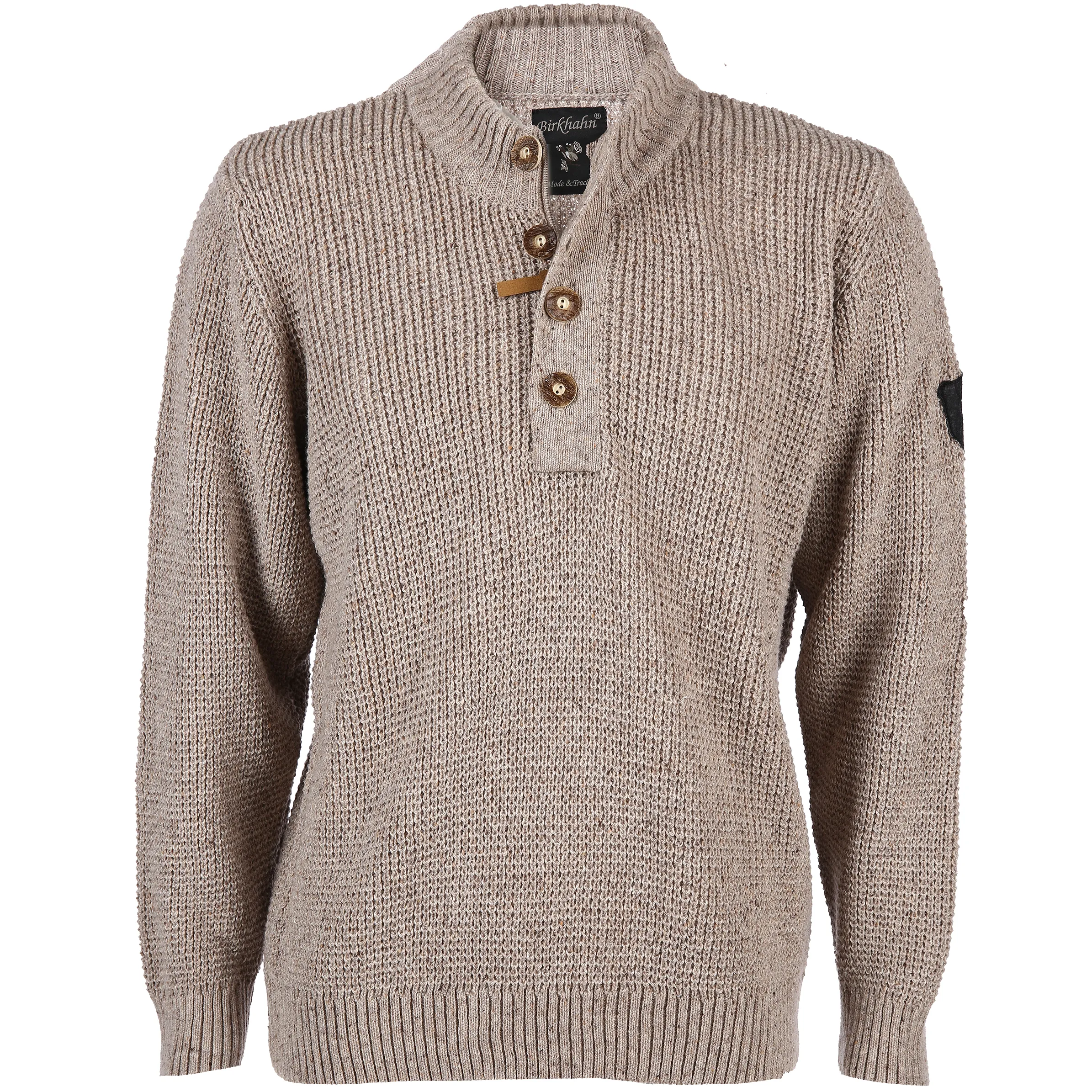 Birkhahn Mode und Tracht He. Trachtentroyer RV+Knopf Braun 797272 BEIGE MEL 1 Birkhahn Mode und Tracht He. Trachtentroyer RV+Knopf Braun 797272 BEIGE MEL 1