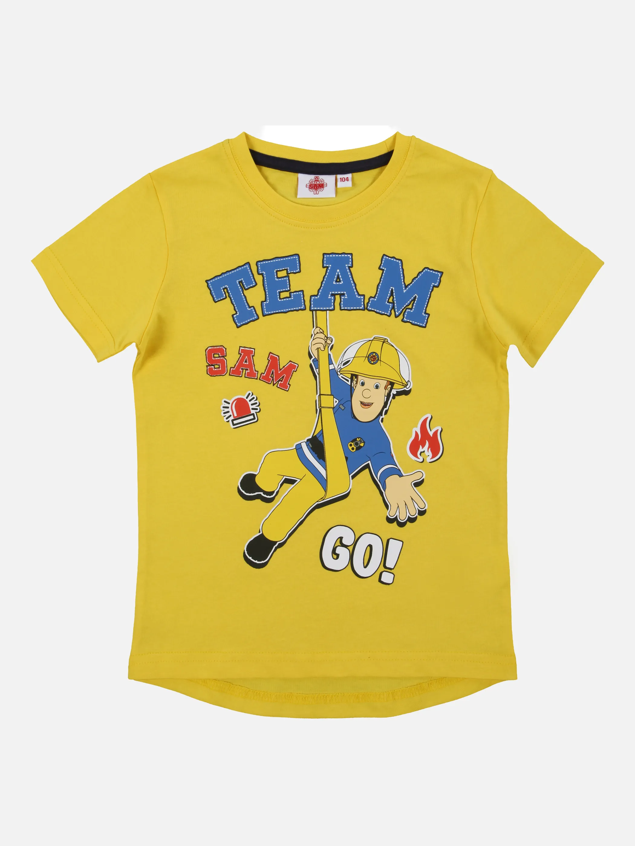 Feuerwehrmann Sam MB TShirt in gelb mit Gummi Gelb 851536 GELB 1