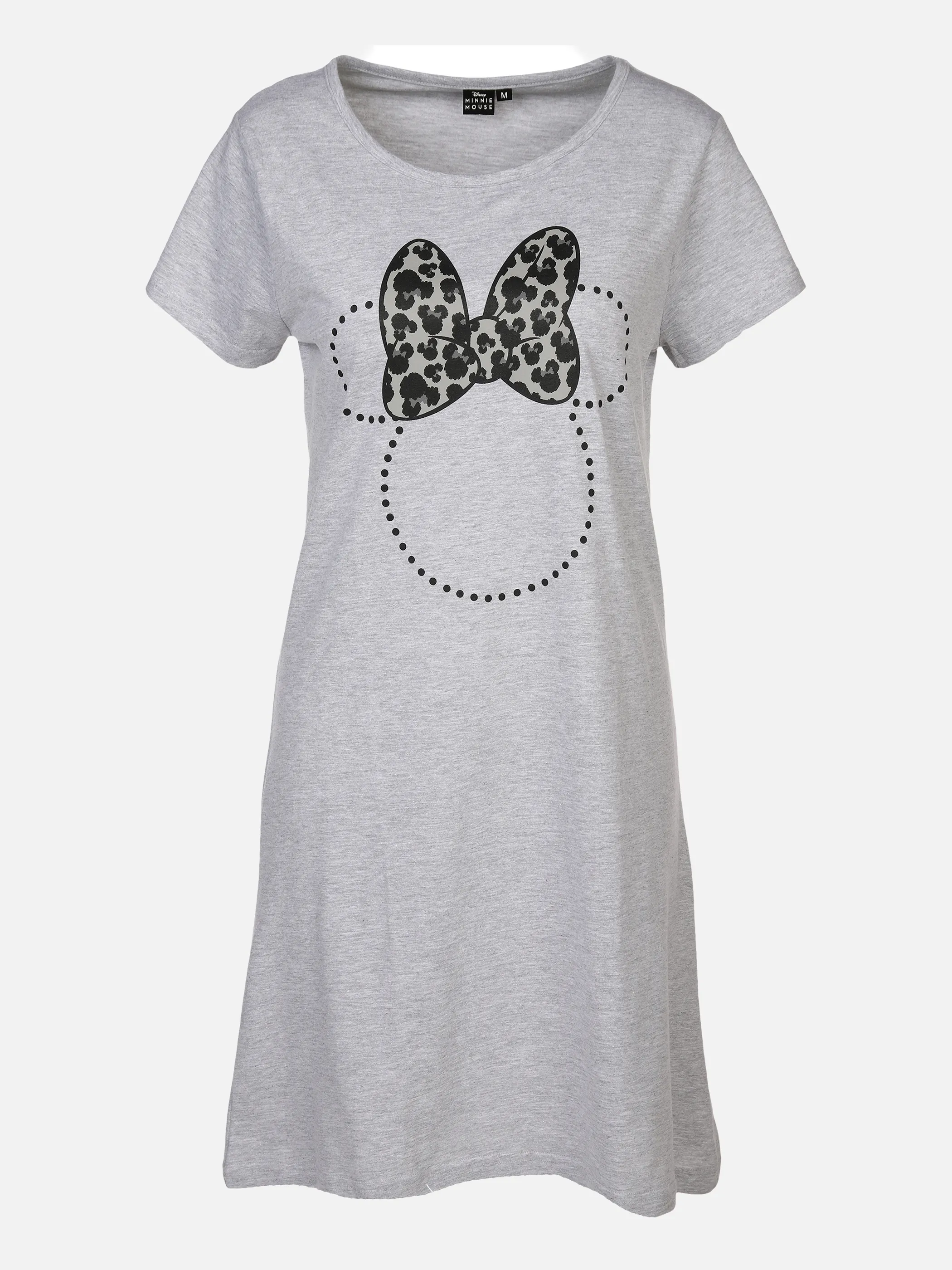 Minnie Mouse Da. Nachthemd 1/2 Arm Minnie M Grau 881586 GRAU MEL. 1