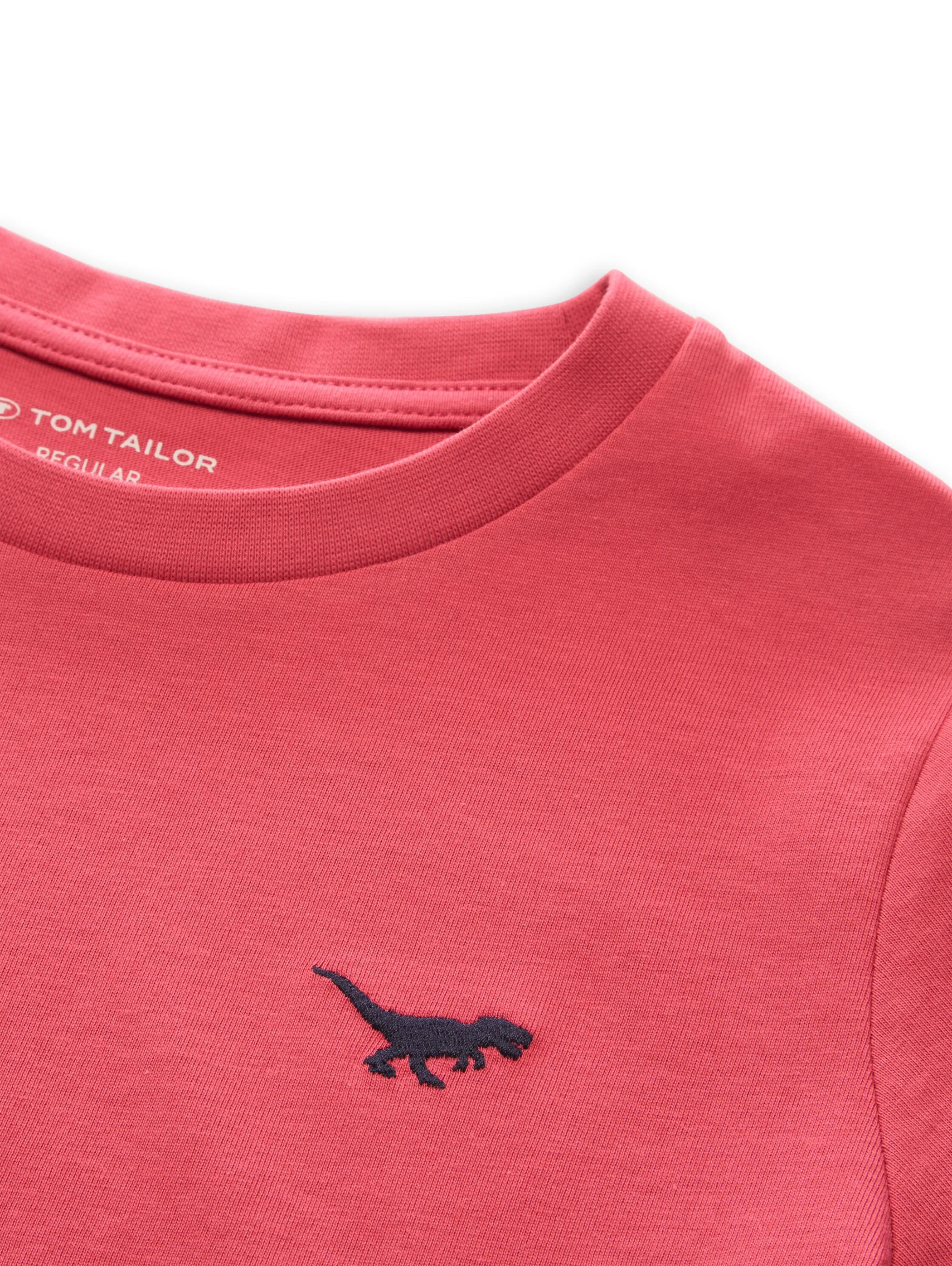 Tom Tailor 1053435 basic T-Shirt Rot 934422 11016 3
