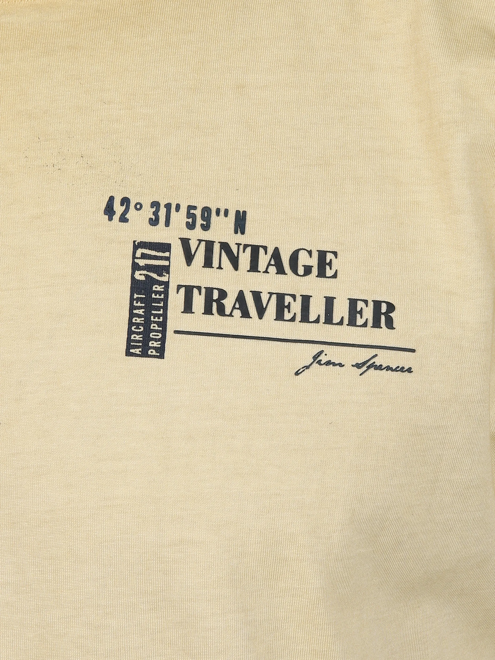Jim Spencer He. T-Shirt 1/2 Arm uni Stickerei Gelb 893218 YELLOW 3 Jim Spencer He. T-Shirt 1/2 Arm uni Stickerei Gelb 893218 YELLOW 3