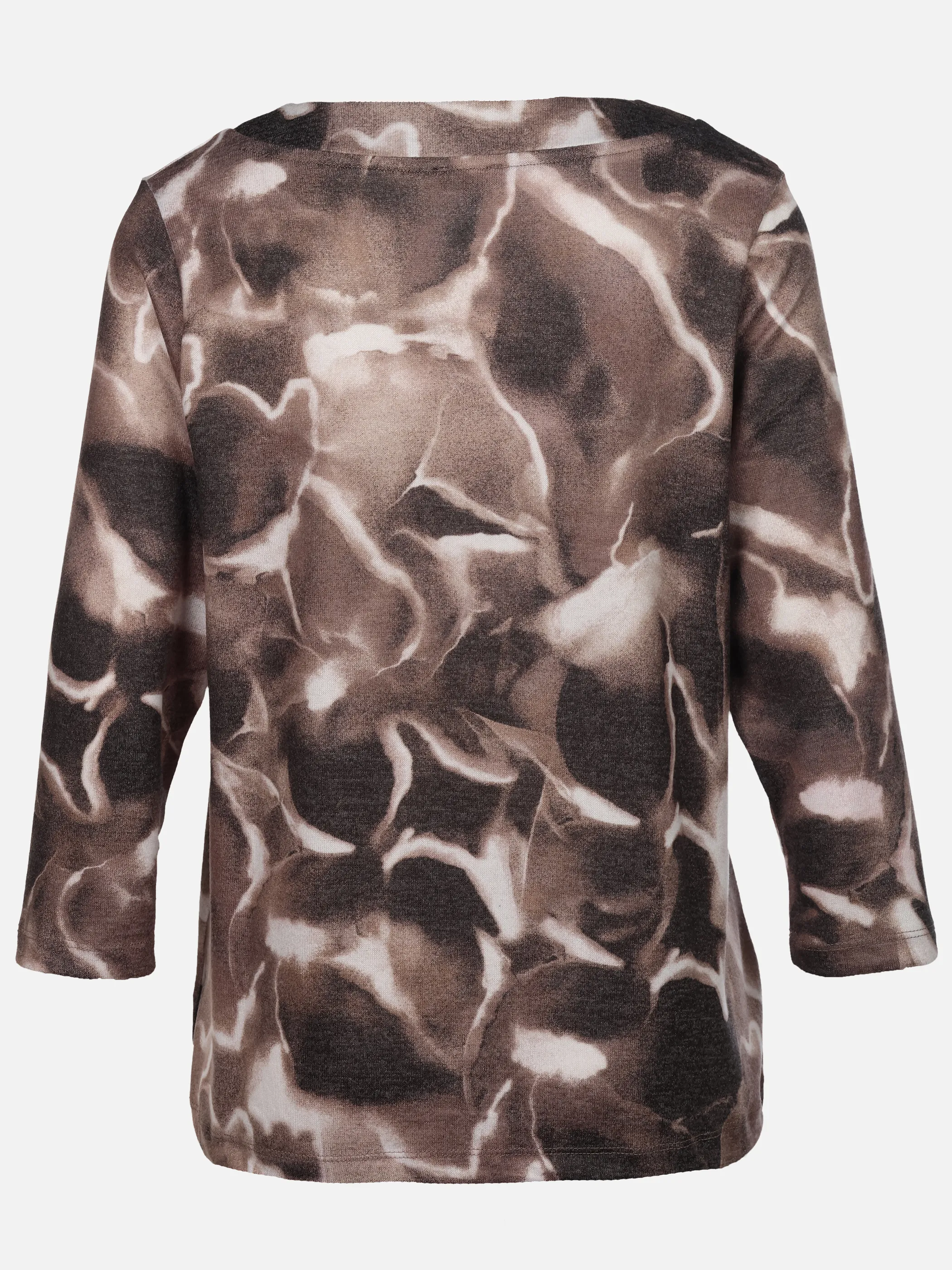 Sure Da-Flauschshirt m. Bindeband Braun 932503 CHOCO 2
