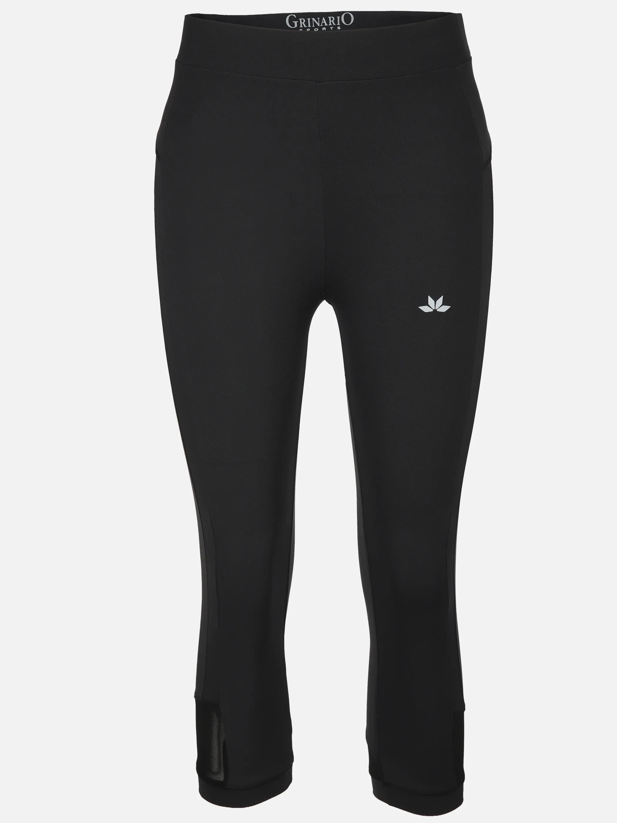 Grinario Sports Da-Leggins 3/4 Schwarz 905396 BLACK 1