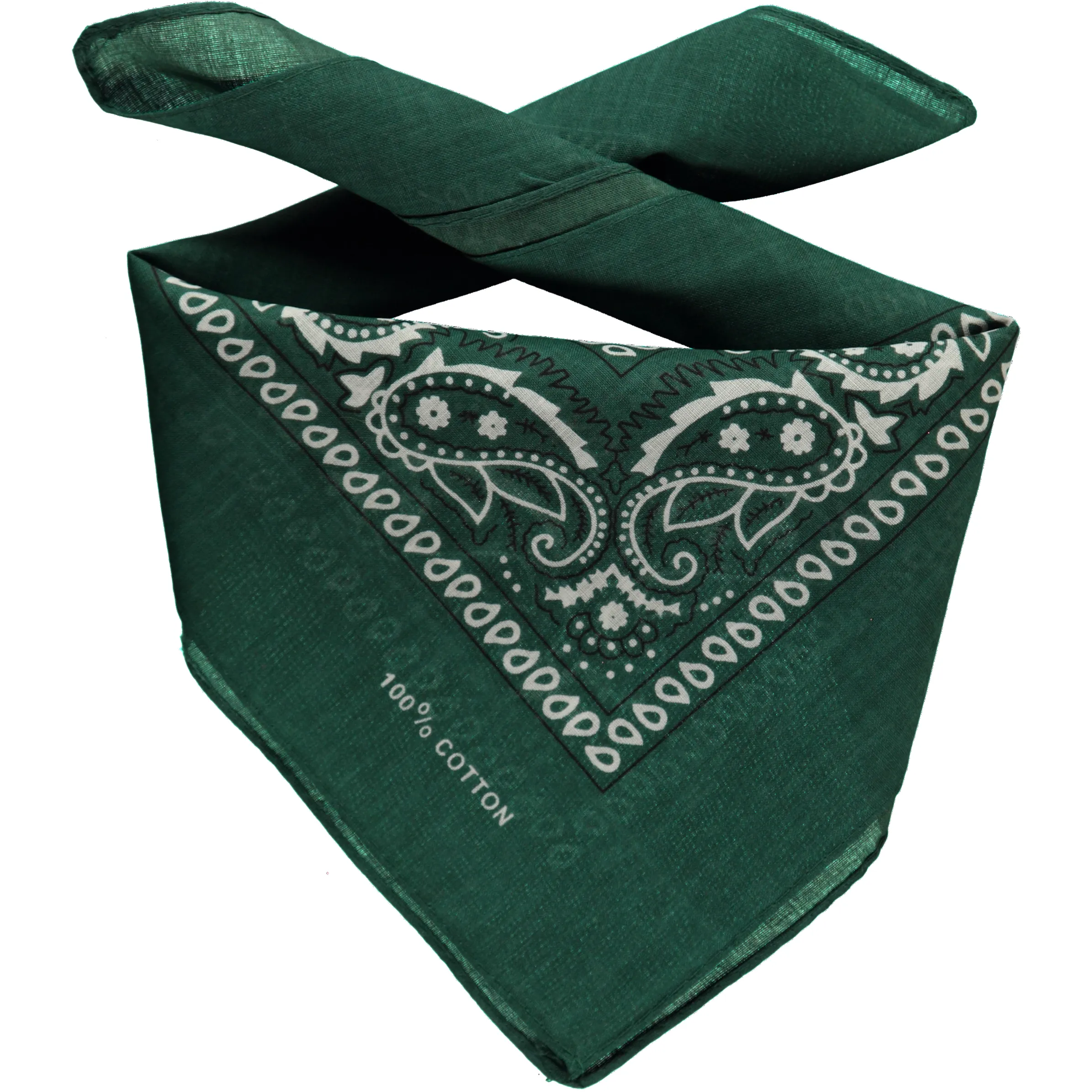 Birkhahn Mode und Tracht He-Bandana Tuch 50x50cm Grün 698597 DK GRÜN 2