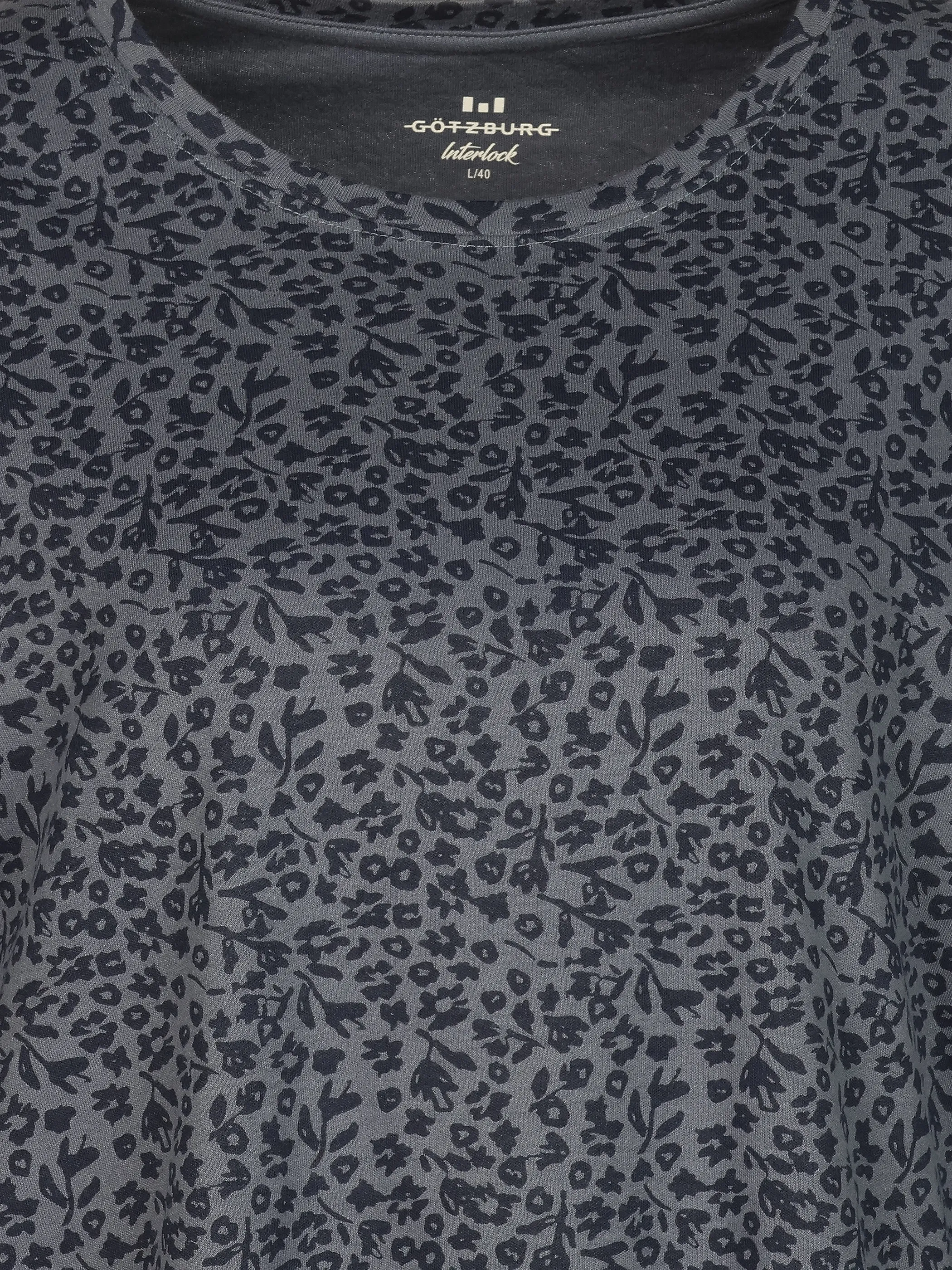 Götzburg 250260/7308 DA-Pyjama, Rundhal Blau 915491 635 3