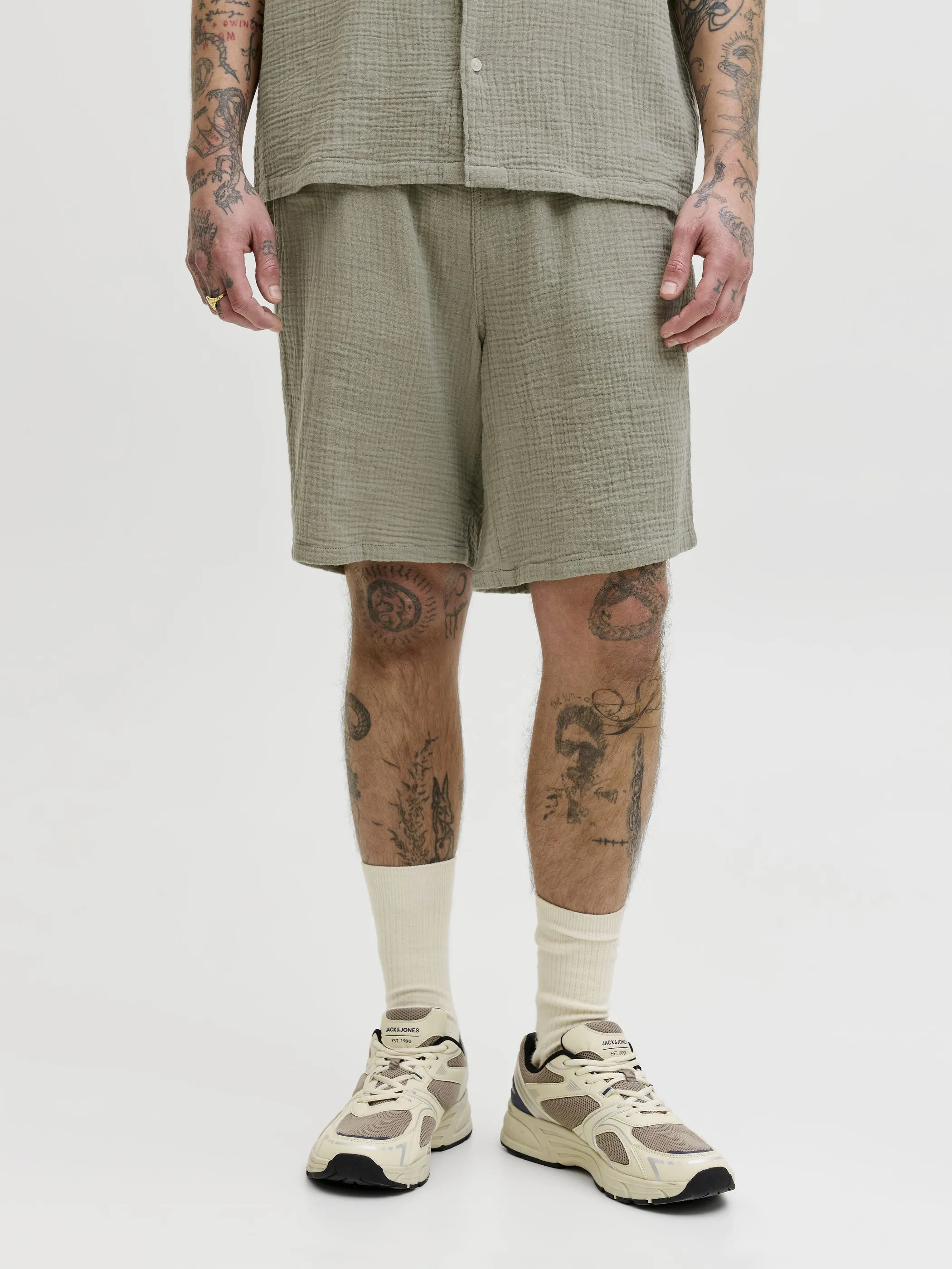 Jack Jones 12274758 JPSTJAIDEN PATRAS JOG Grün 907133 176290 3