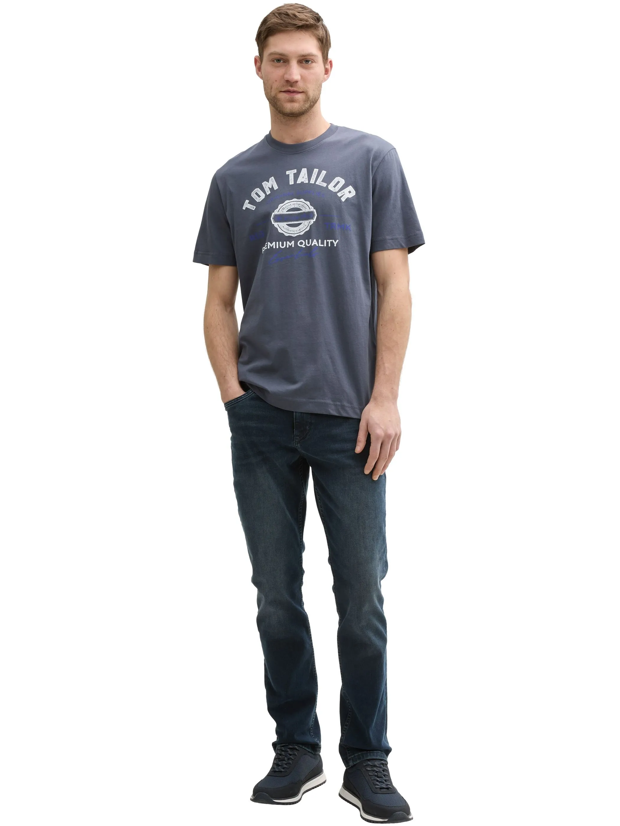 Tom Tailor 1037735 NOS logo tee Grau 884276 10306 4