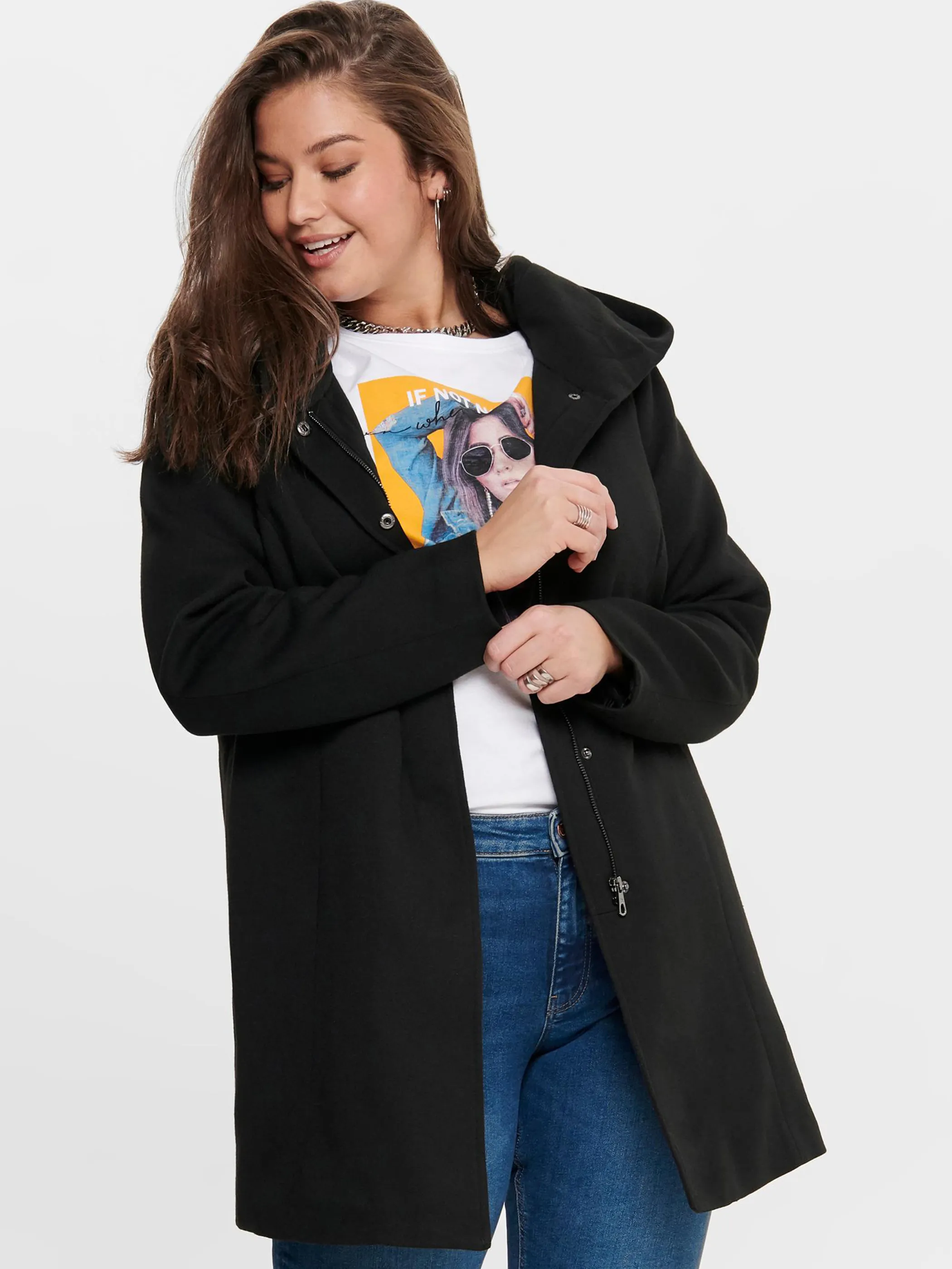 Only Carmakoma CARSEDONA LIGHT COAT Mantel 177911 42/44