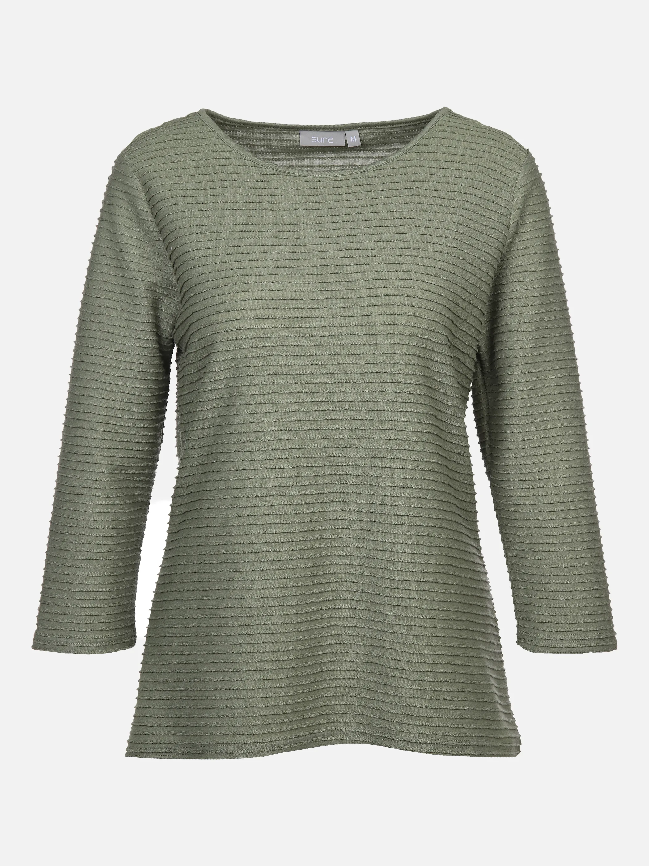 Sure Da-Struktur-Shirt 3/4 Arm Grün 876274 SALBEI 1 Sure Da-Struktur-Shirt 3/4 Arm Grün 876274 SALBEI 1