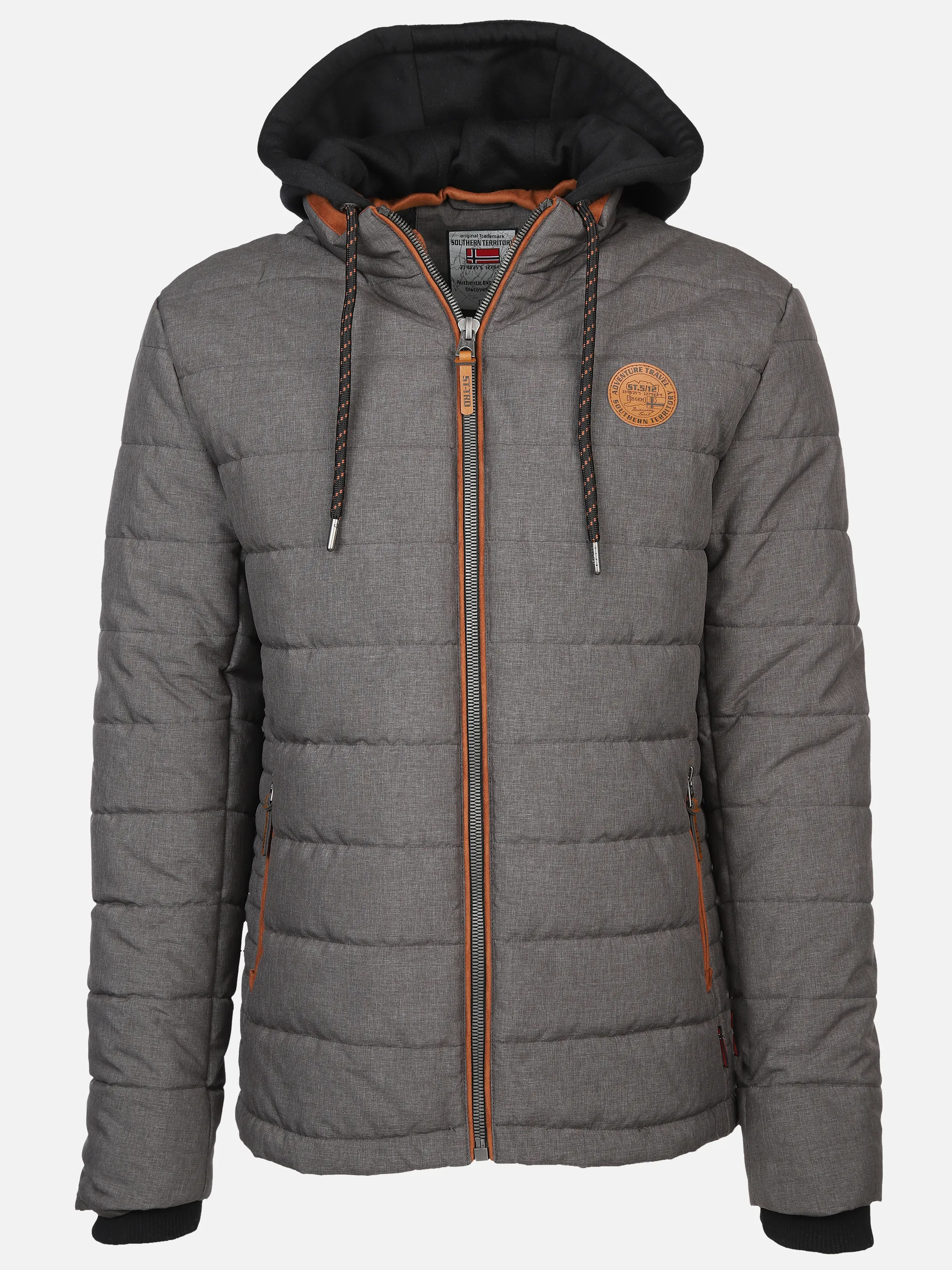 Southern Territory He. Steppjacke melange Grau 880529 GREY MEL 1