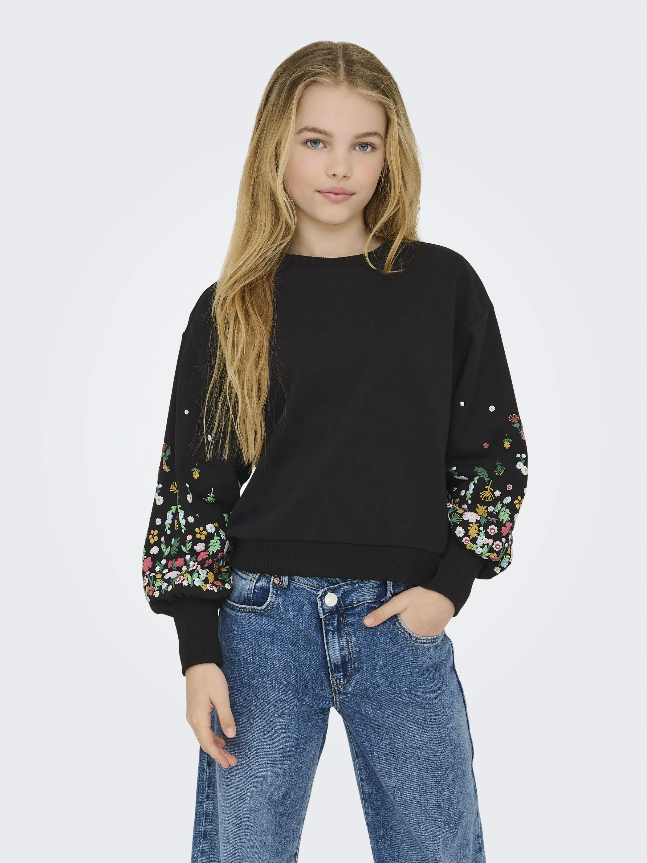 Kids Only 15353361 KOGBROOKE L/S O-NECK Schwarz 914272 177911001 5