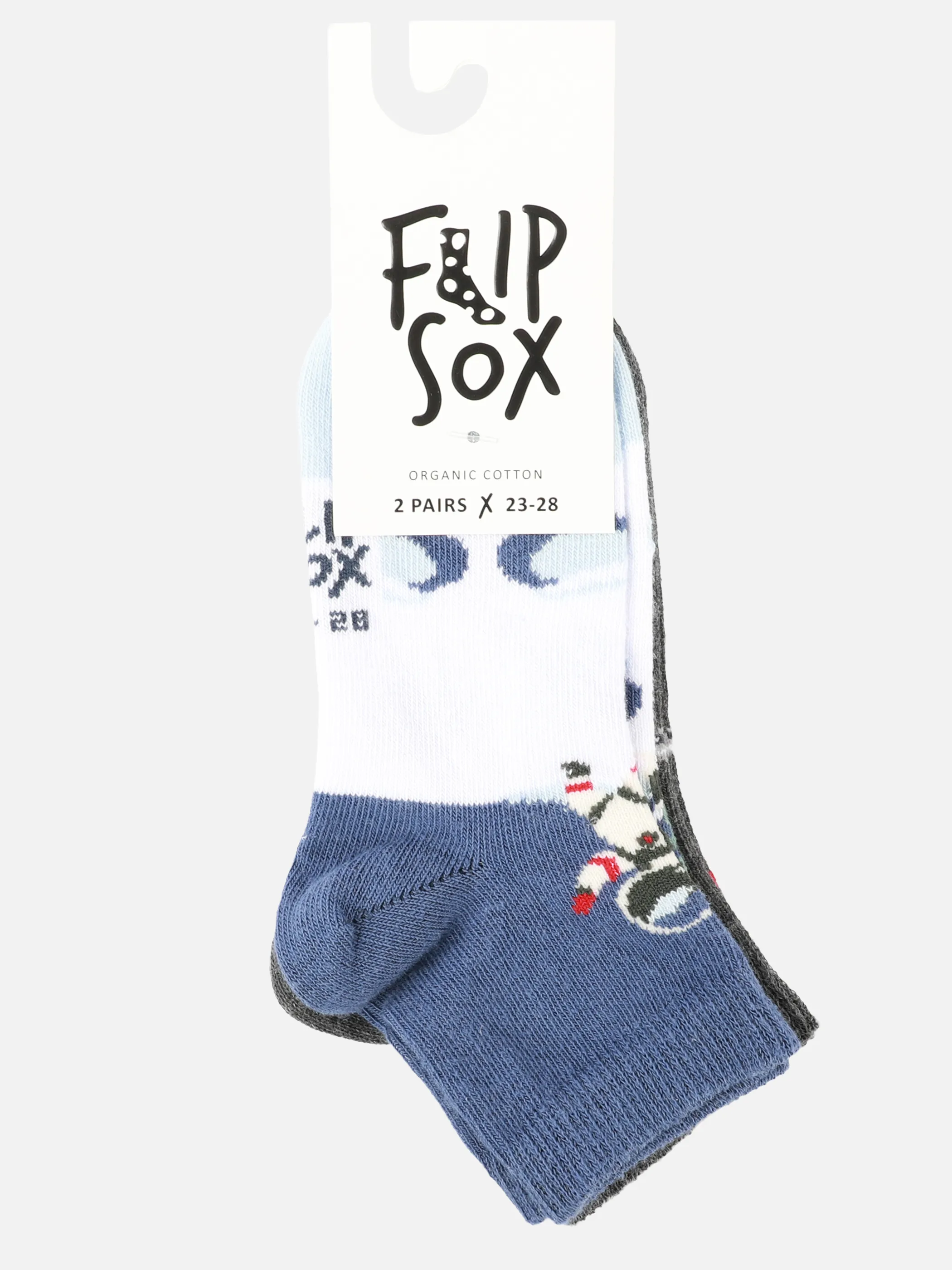 Flip Sox FS72000 Kids organic cotton OC Bunt 923547 8555 3