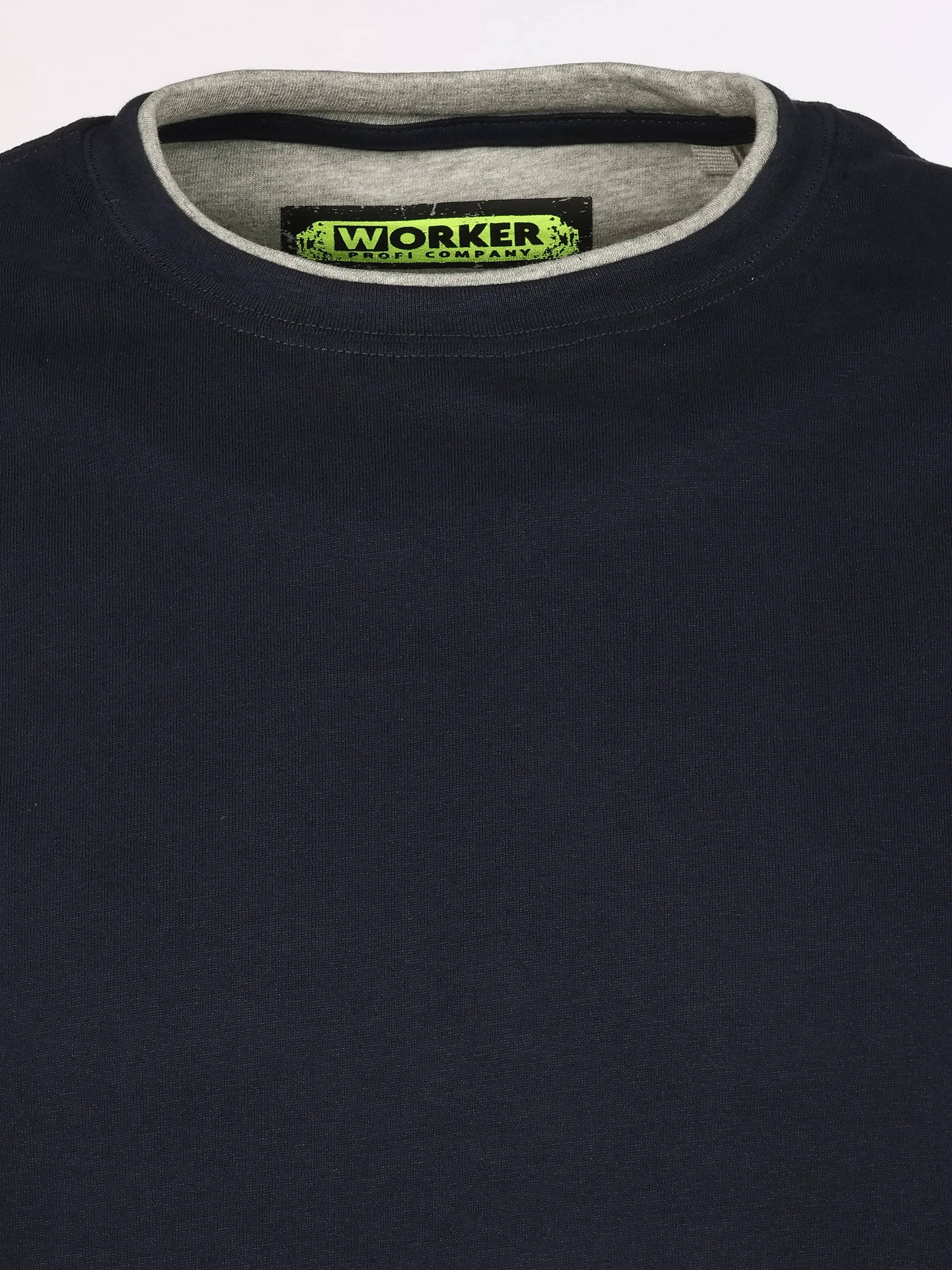 Worker He. T-Shirt 1/1 Arm 2in1 basic Blau 930535 NAVY 3