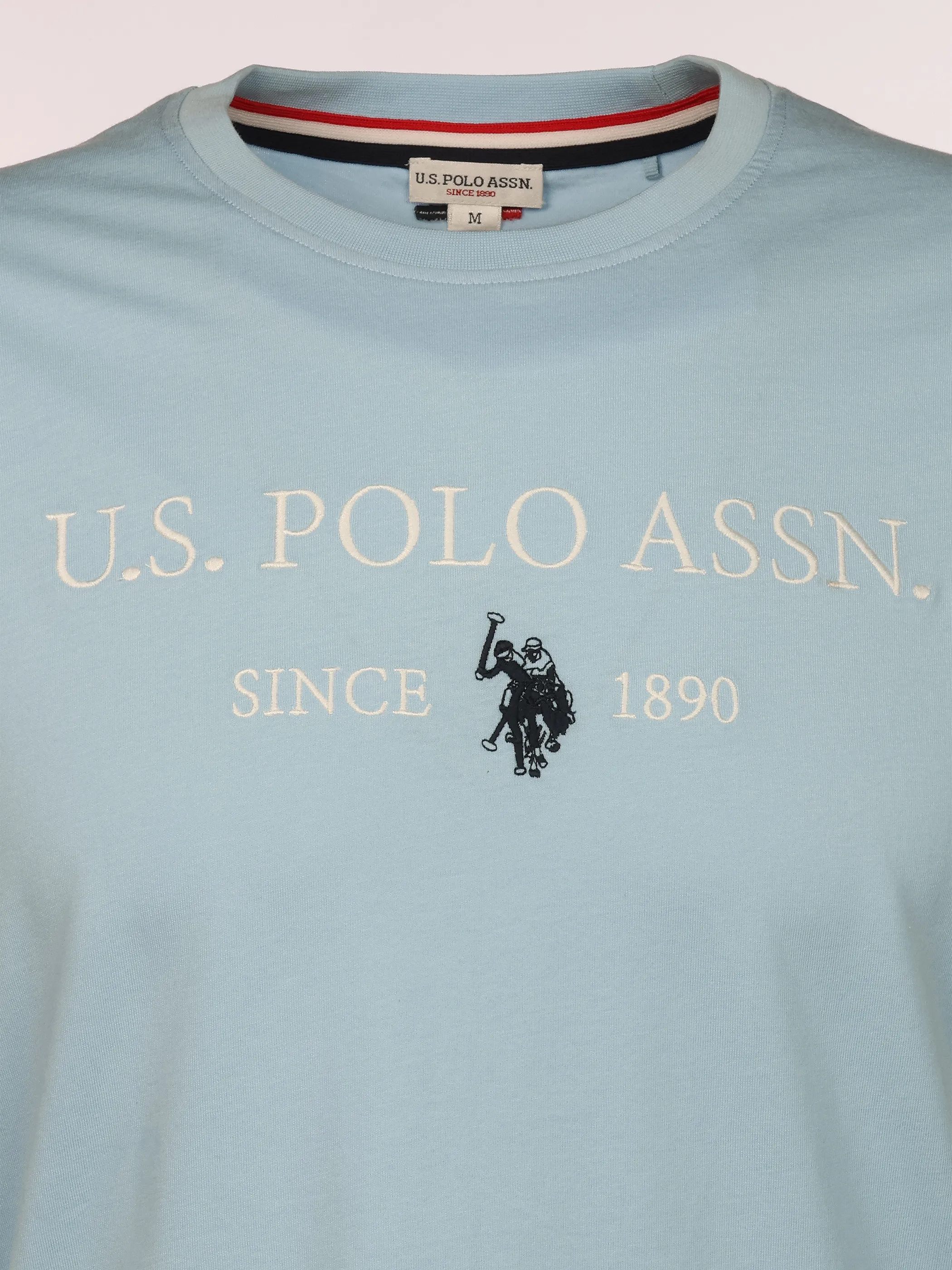 U.S. Polo Assn. T-Shirt Blau 924153 LIGHT BLUE 3