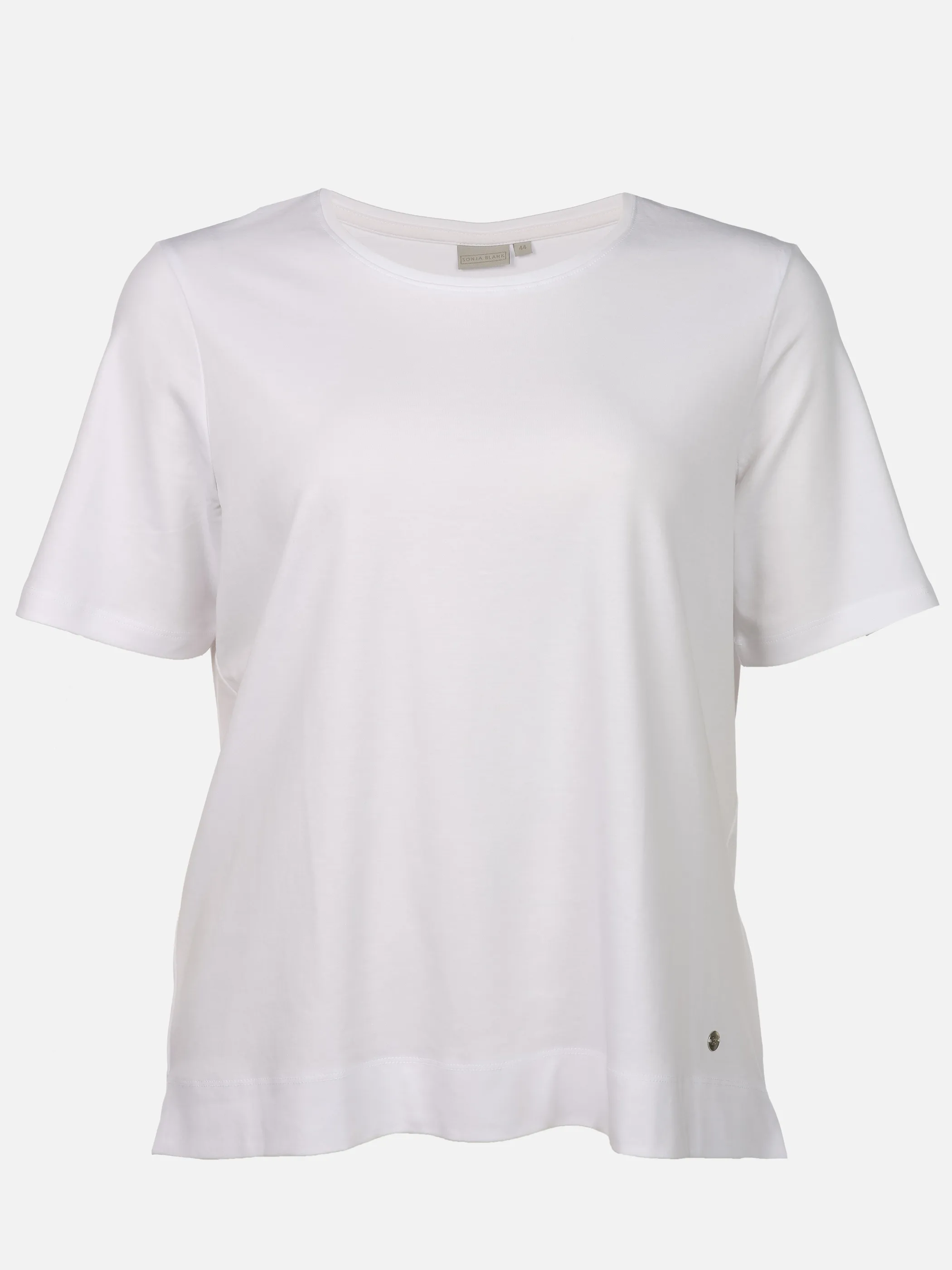 Sonja Blank Da-gr.Gr. T-Shirt Basic Beige 922853 WHITE 1