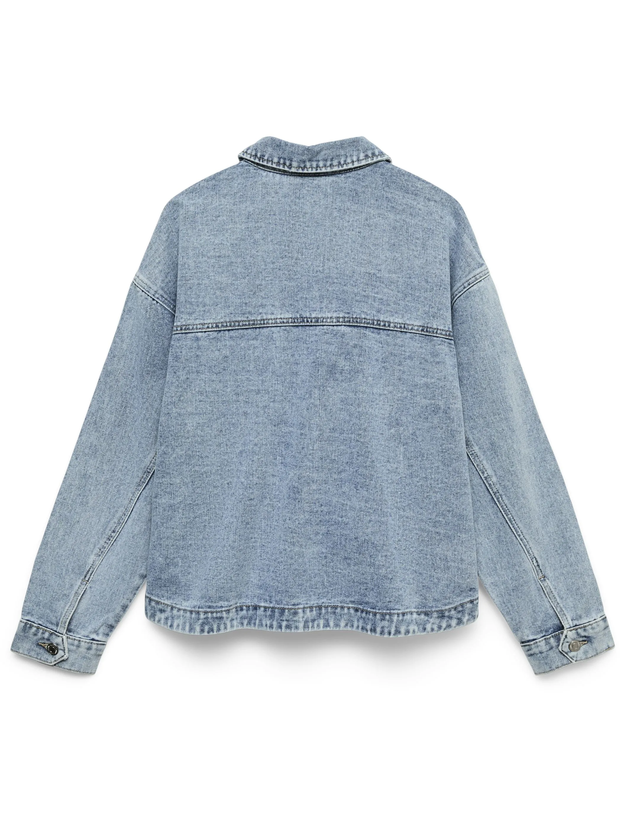 Vero Moda 10331693 VMJAMIE LS DENIM SHAC Blau 910579 178000 2