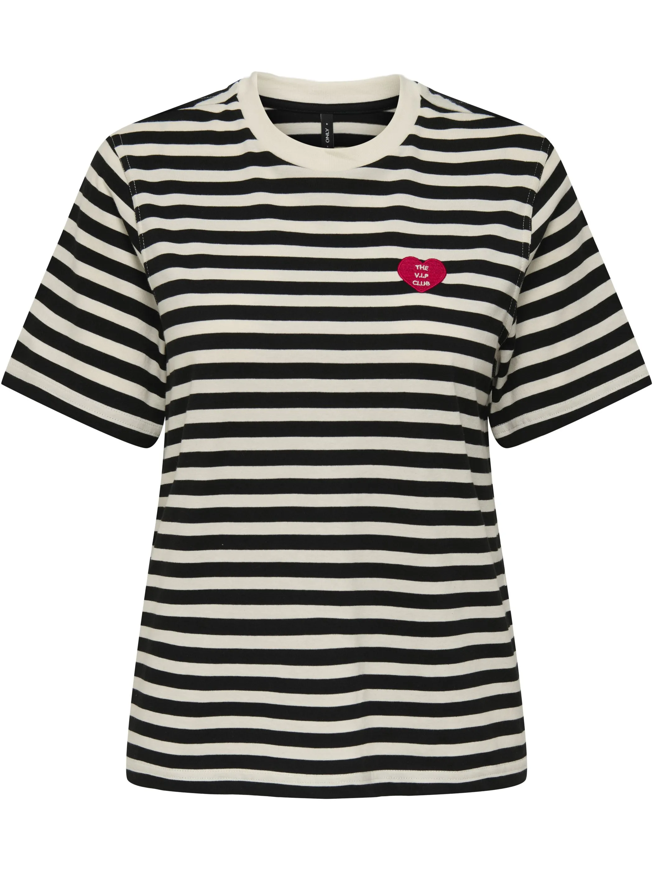 Only 15359677 ONLLIVINA S/S O-NECK Schwarz 917466 177911002 1