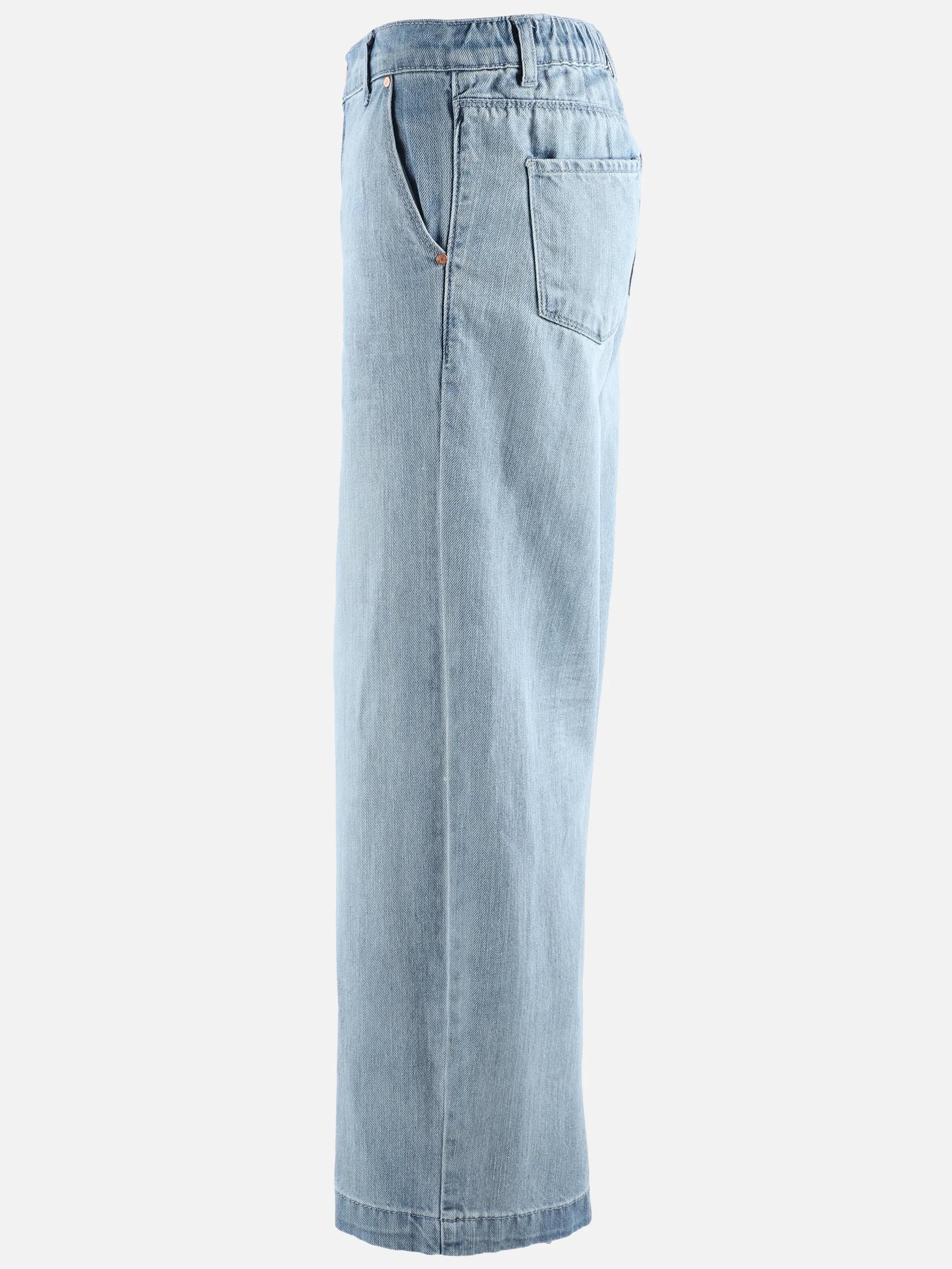 Stop + Go JM Jeans wide leg in midblue Blau 890799 MITTELBLAU 3