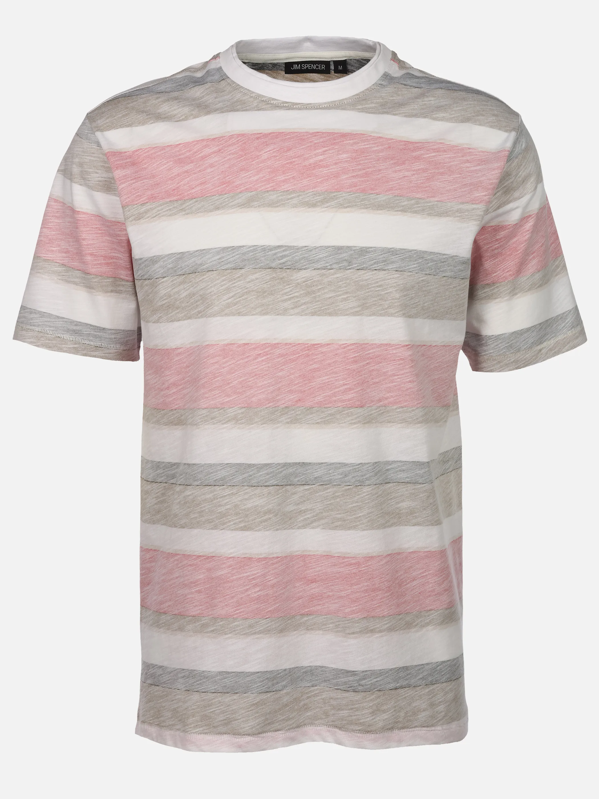 Jim Spencer He. T-Shirt 1/2 Arm stripe Rot 925194 REDSTRIPE 1