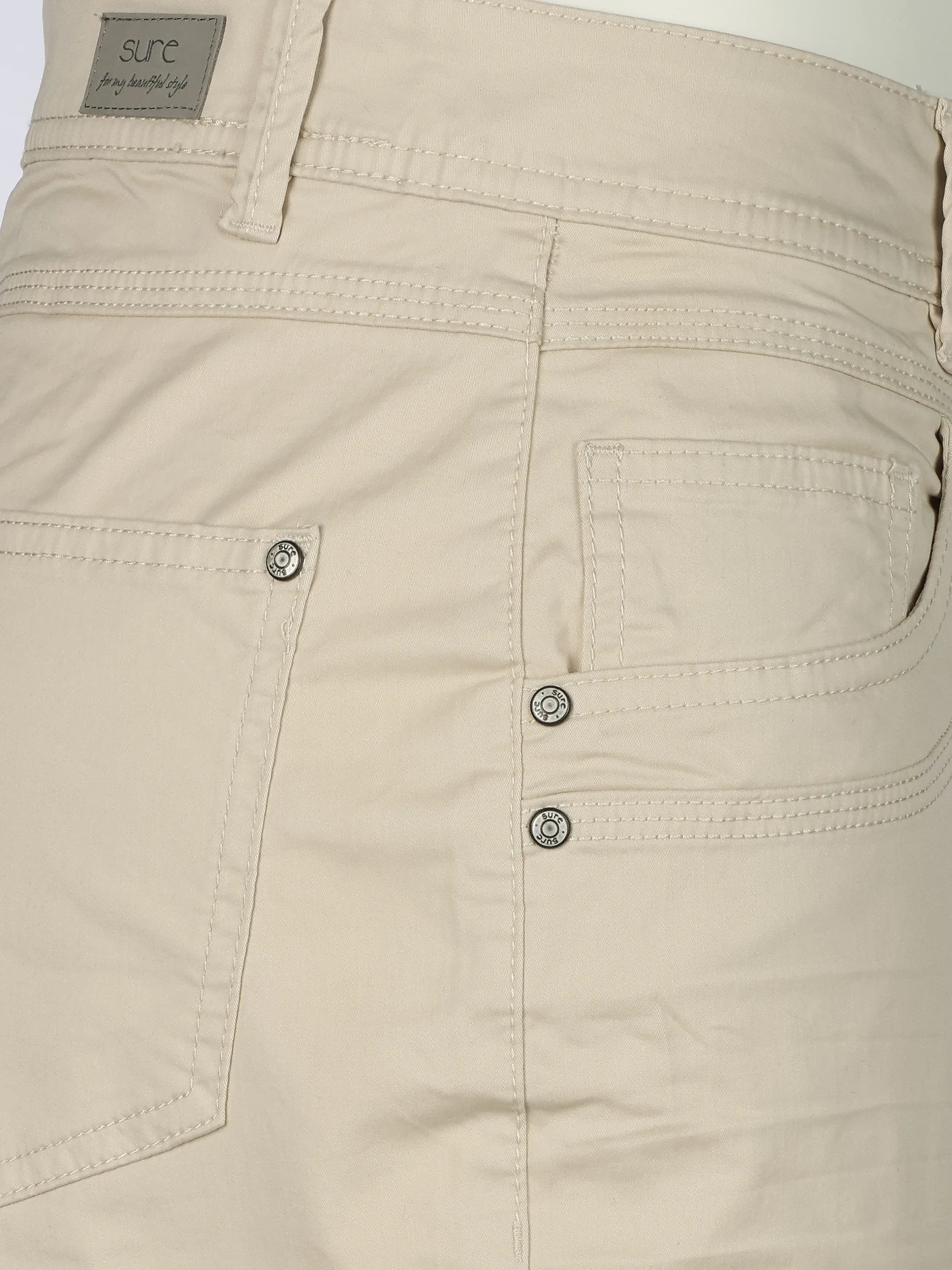 Sure Da-Hose, sportiv in 7/8 Länge Beige 926176 FRENCHOAK 4